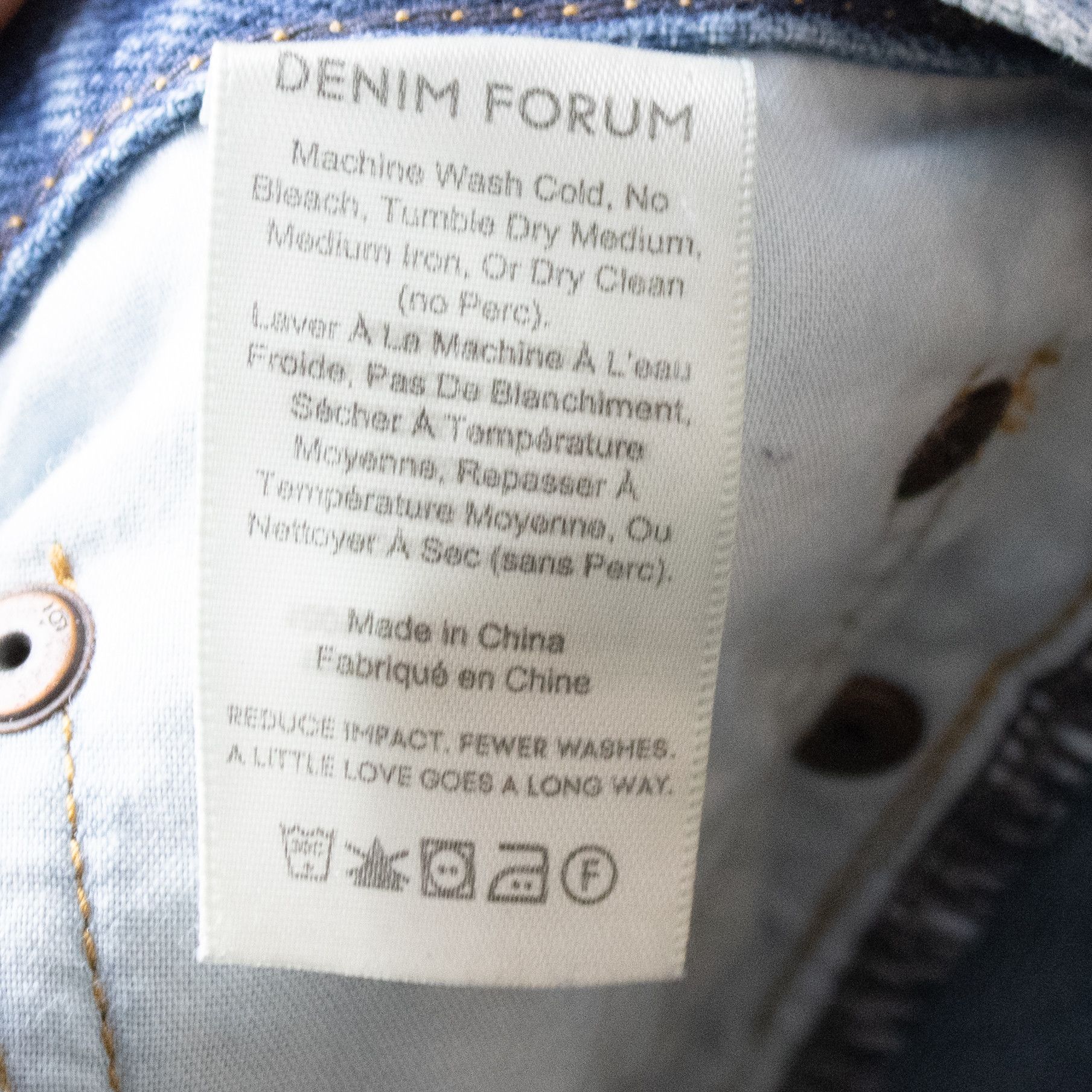 Japanese Brand Denim Form Baggy Wide Relax Fit CrazyY2K Denim Pant's Size US 26 / EU 42 - 13 Thumbnail