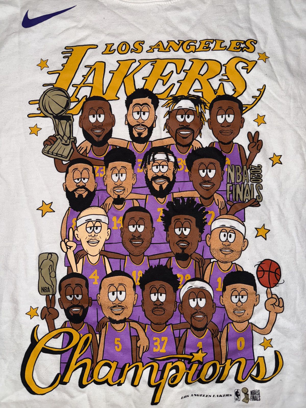Nike Nike Men’s Los Angeles Lakers Champions Club Roaster T-Shirt Size US L / EU 52-54 / 3 - 4 Thumbnail