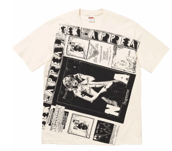 image of Supreme Collage Tee Natural Xl, Men's