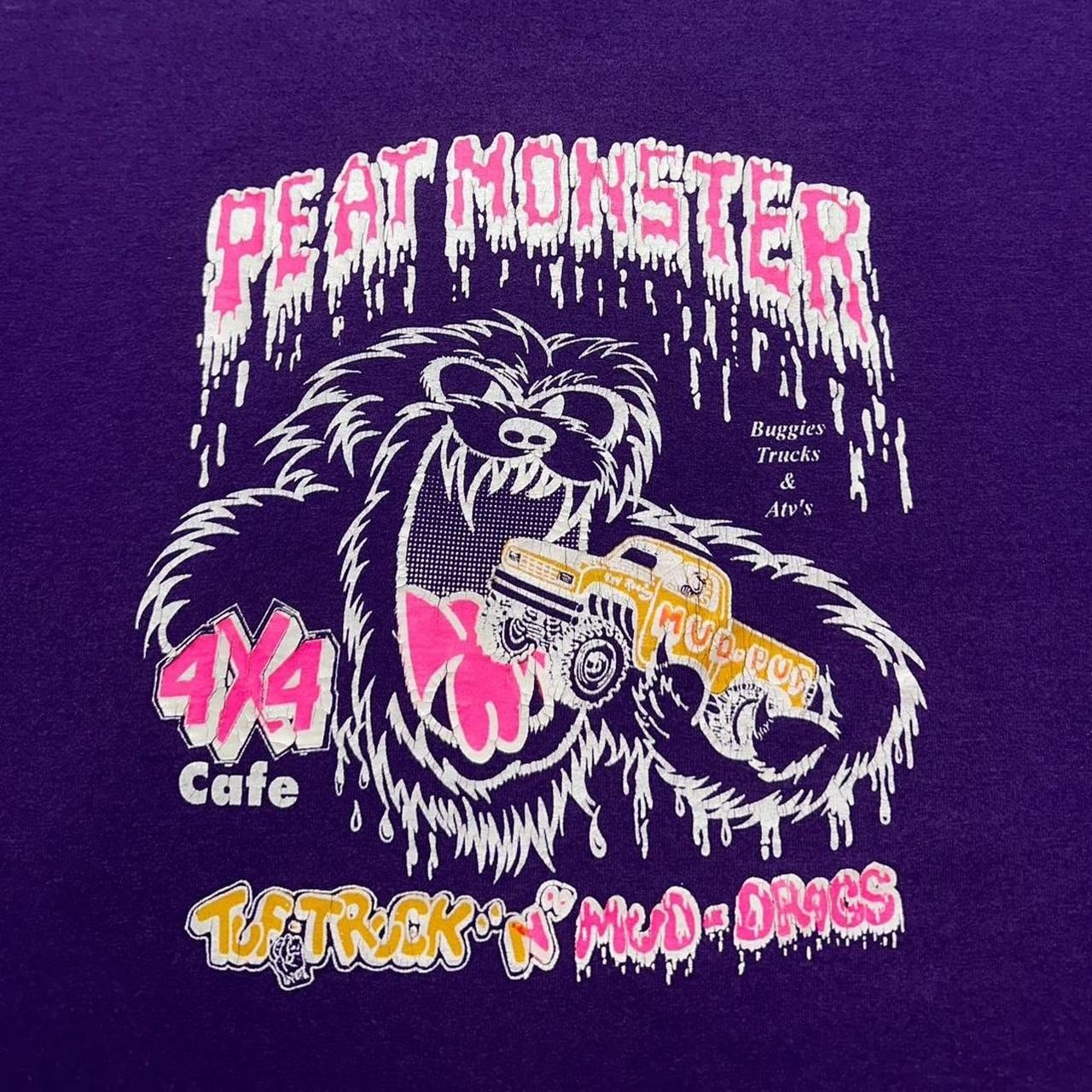 Fruit Of The Loom × Vintage Vintage Monster Truck Cafe T-Shirt Size US XXL / EU 58 / 5 - 3 Thumbnail
