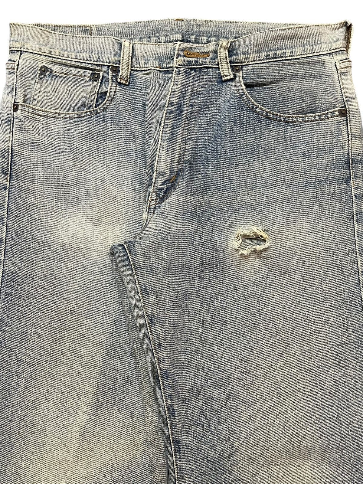 Japanese Brand Vintage Japanese Brand Blue Faded Wash Style Jeans Size US 33 - 4 Thumbnail