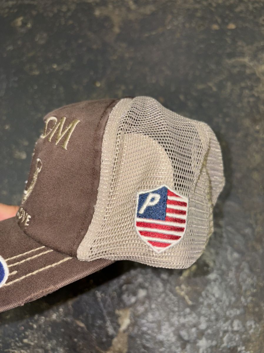 Palace Palace Freedom Distressed Trucker Hat Size ONE SIZE - 5 Thumbnail