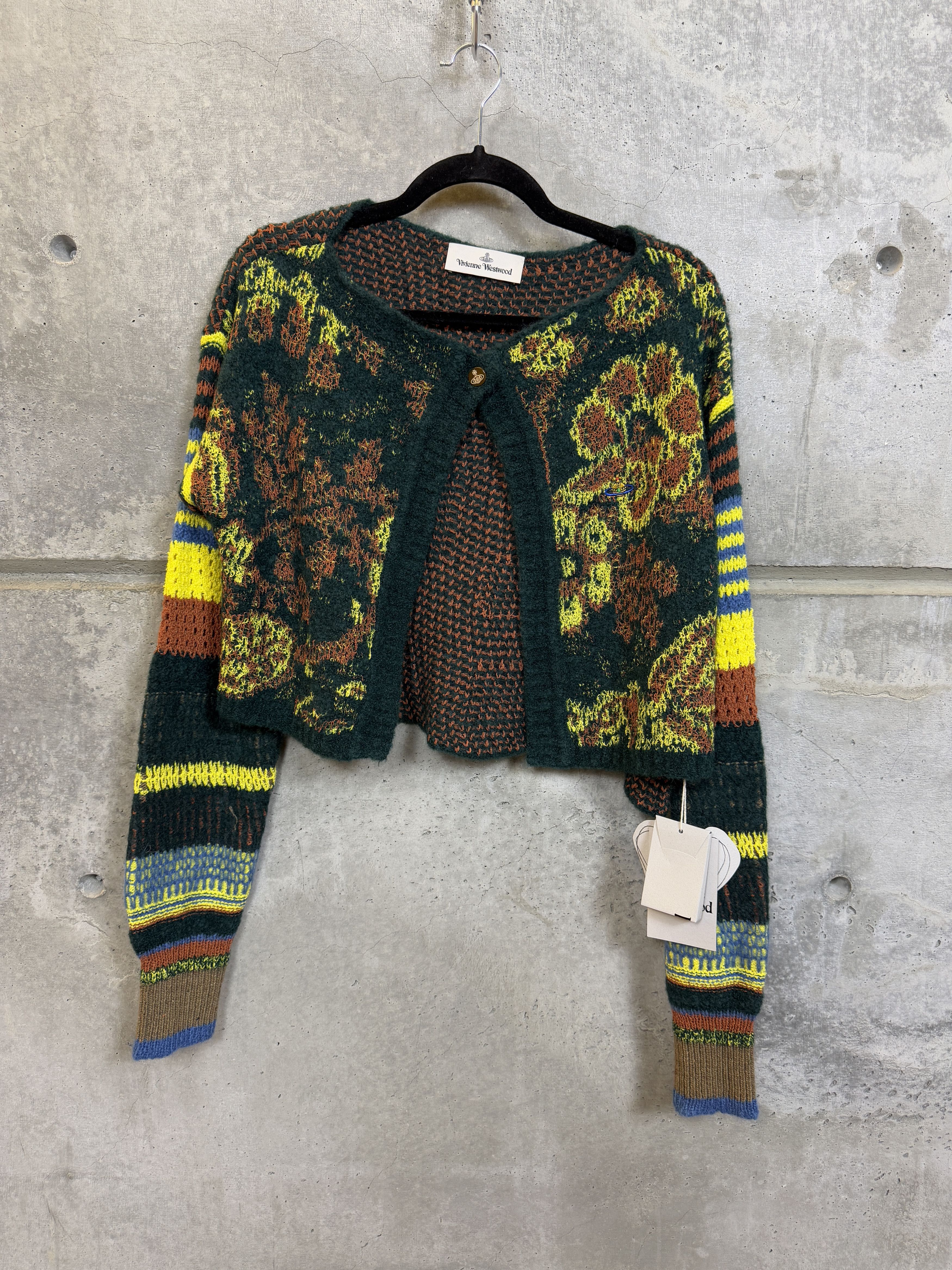 Vivienne Westwood $1725 NWT Vivienne Westwood Blurry Cardigan Size L / US 10 / IT 46 - 1 Thumbnail