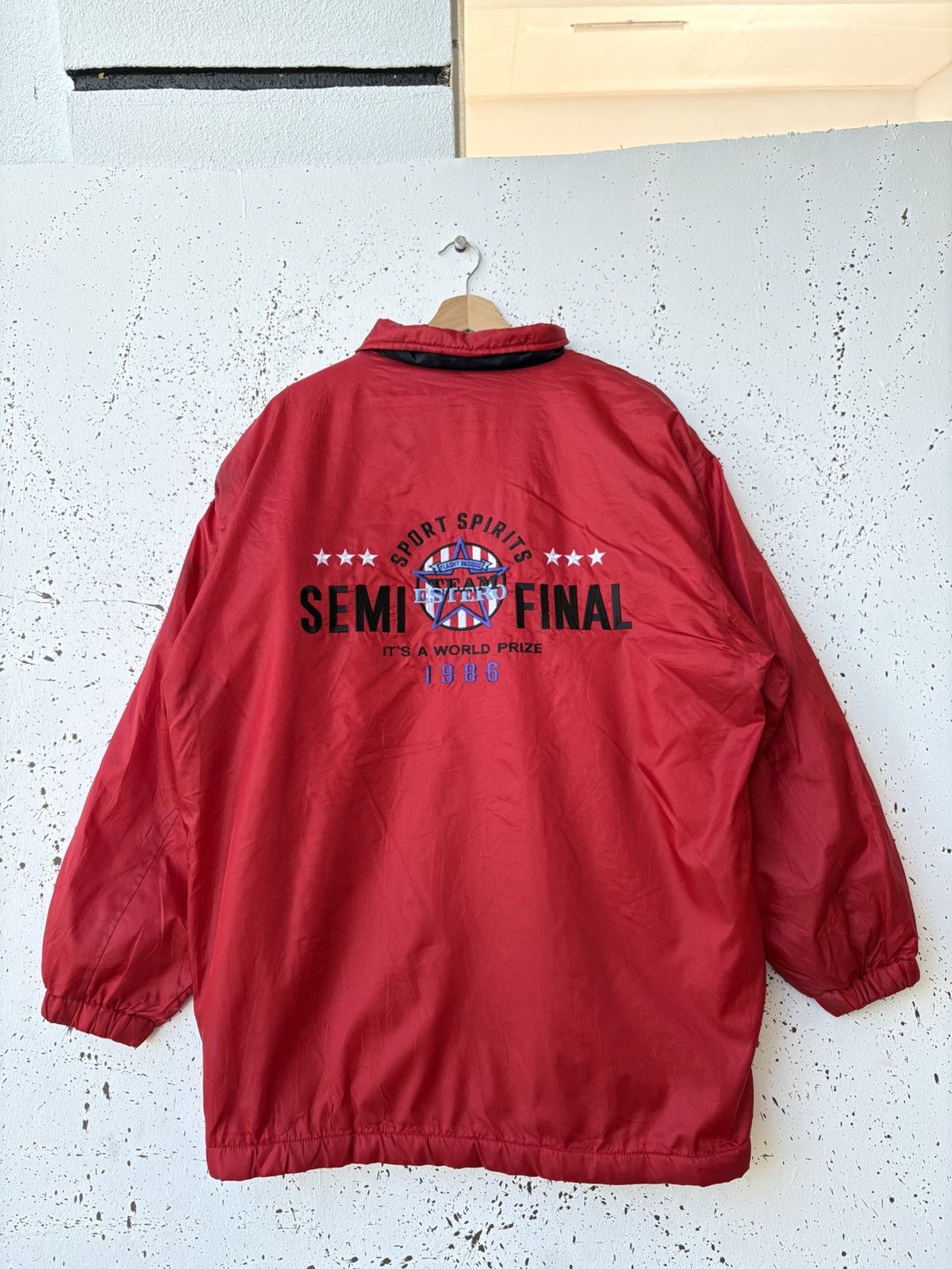 Vintage Super Rare‼️ Vintage 80s Sports Jacket Sherpa Lining Size US S / EU 44-46 / 1 - 1 Thumbnail