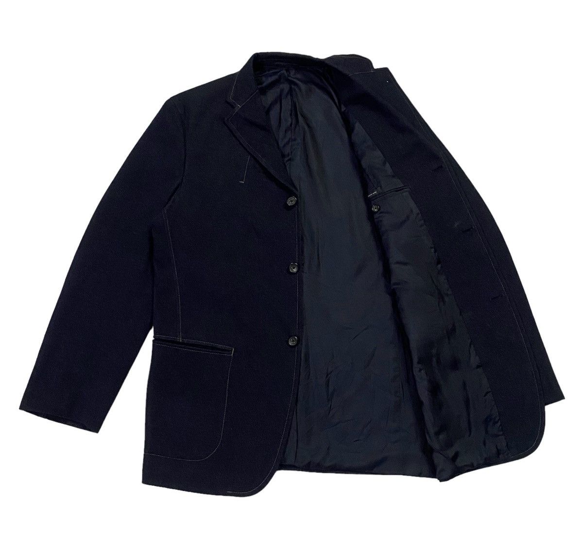 Jil Sander Jil Sender Navy Blue Blazer/Jacket Size US M / EU 48-50 / 2 - 19 Thumbnail