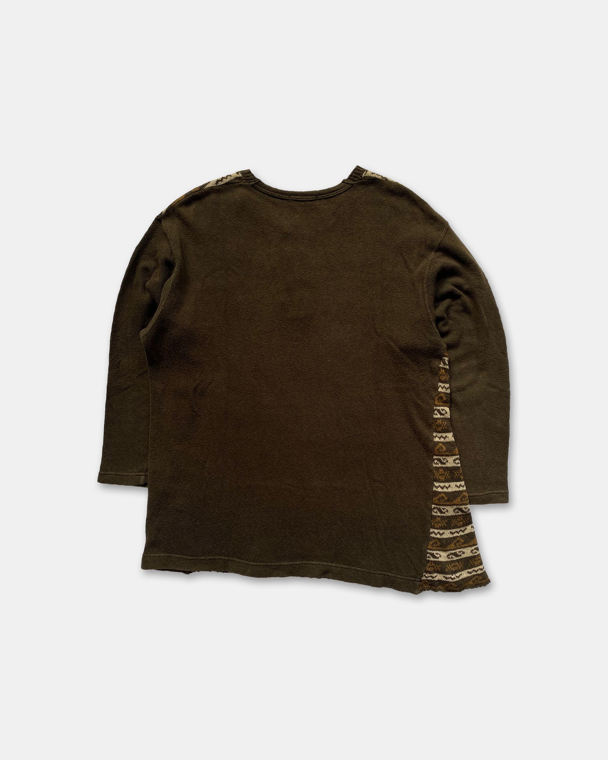 Comme des Garcons Homme AD1997 Asymmetrical Knit Sweater Size US L / EU 52-54 / 3 - 5 Thumbnail
