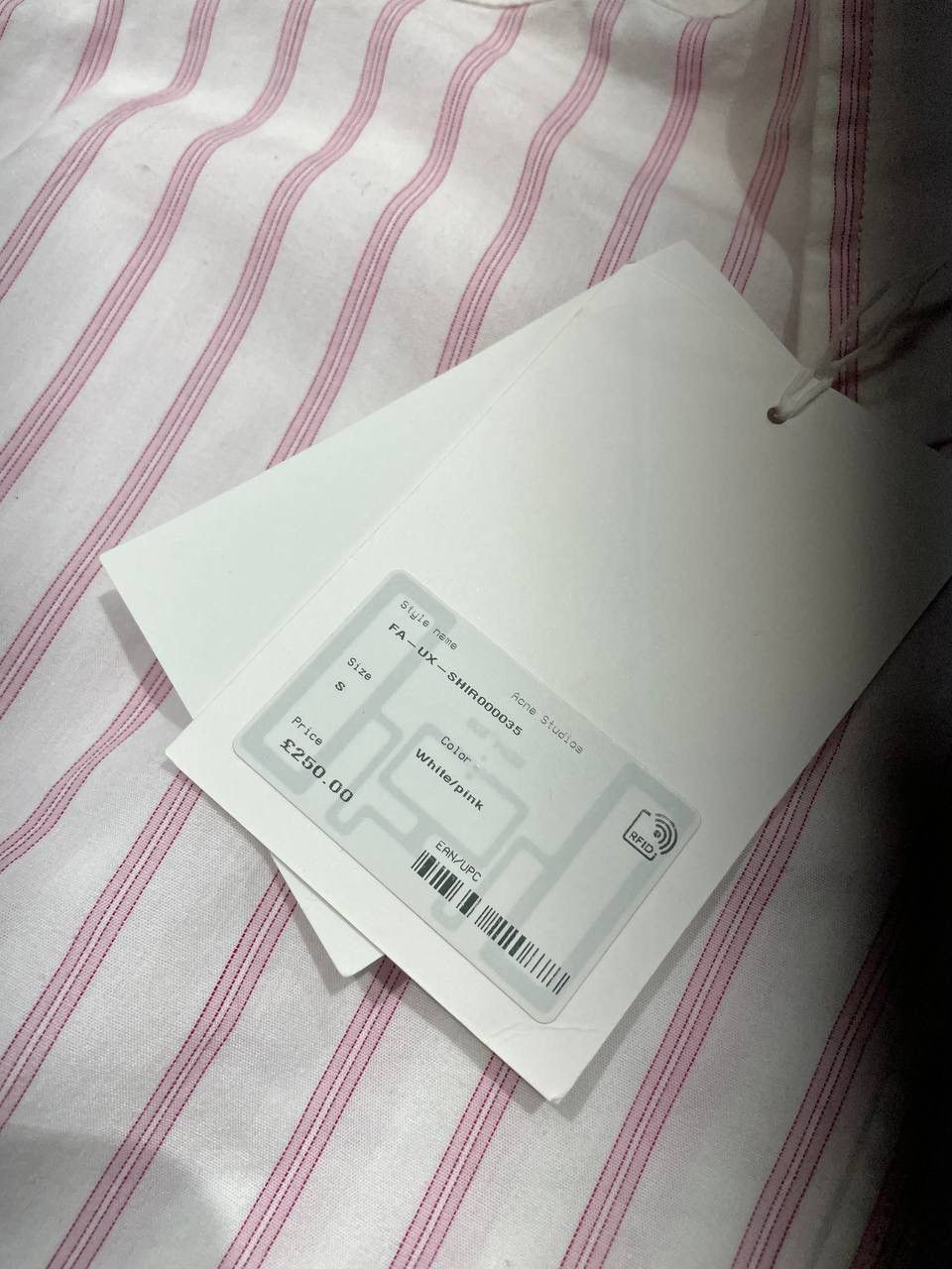 Acne Studios NEW Acne Studios Shirt Long Sleeve Button Up Striped Size US S / EU 44-46 / 1 - 8 Thumbnail