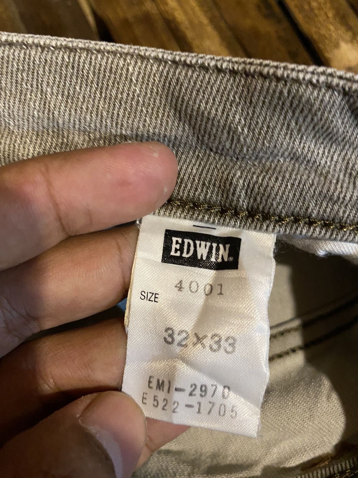 EDWIN BOOT CUT DENIM PANTS