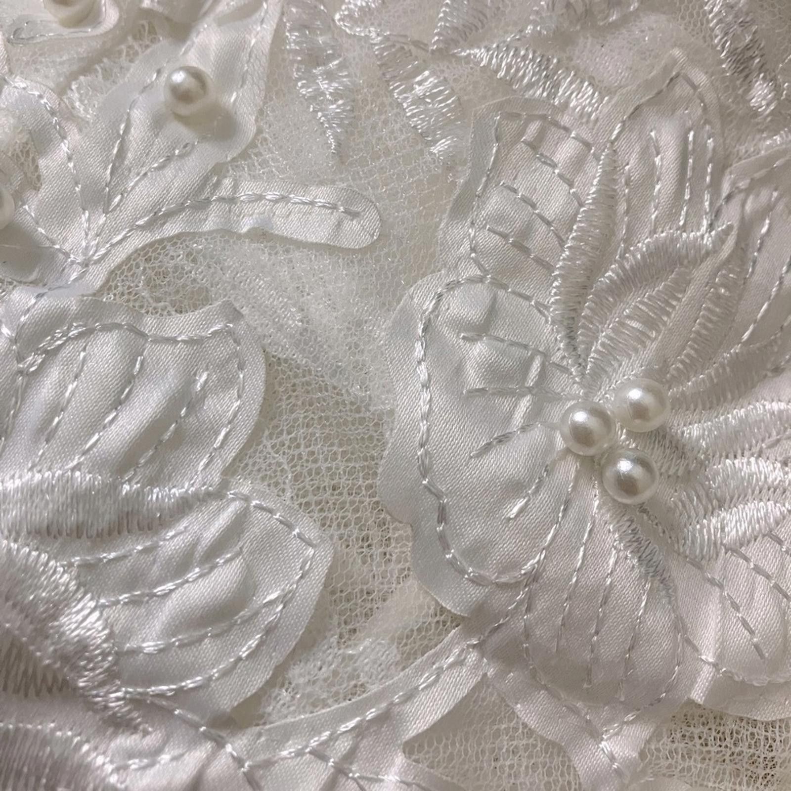 Lulus LULUS Bridal Elegant Sophisticated Sexy Floral Mermaid Gown Size L / US 10 / IT 46 - 6 Thumbnail