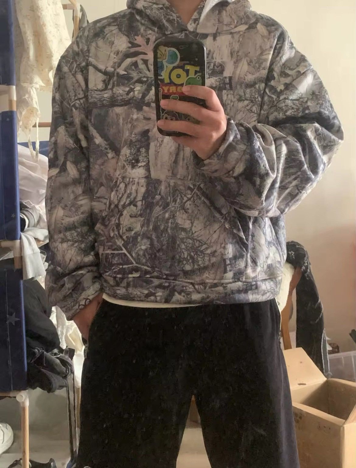 Japanese Brand × Vintage Y2K vintage Hoodie Hip Hop 2000s Oversized Size US XL / EU 56 / 4 - 7 Thumbnail
