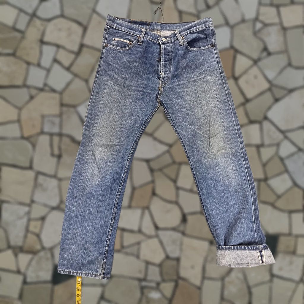 Levi's Levis 501 Jeans Mens Straight Denim Blue Medium Wash 32x30 Classic Fit Pockets Button Vintage No Size US 32 / EU 48 - 1 Thumbnail