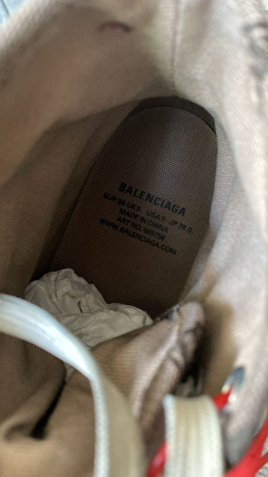 Balenciaga Balenciaga Paris Logo Hightop Sneaker Sz.39 Size US 6 / EU 39 - 5 Thumbnail