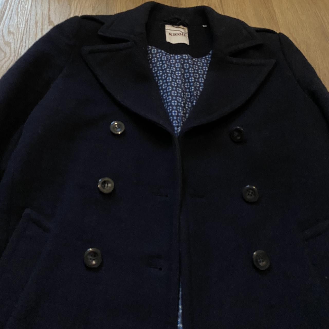 Other Navy double-breasted wool coat #wintercoats Vintage Size US L / EU 52-54 / 3 - 3 Thumbnail