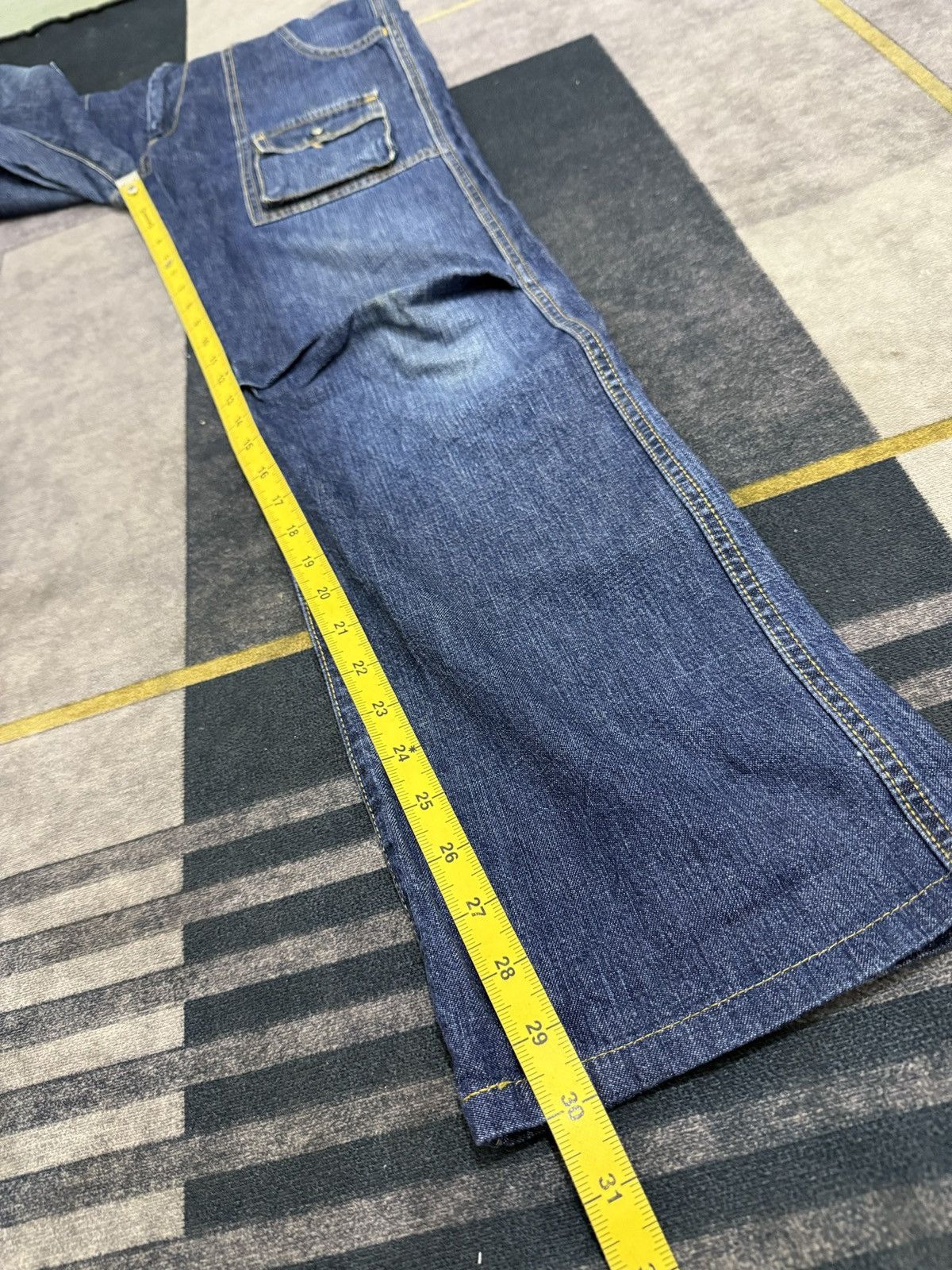 Hysteric Glamour CABANE DE ZUCCA BY ISSEY MIYAKE DENIM PANTS Size US 32 / EU 48 - 12 Thumbnail