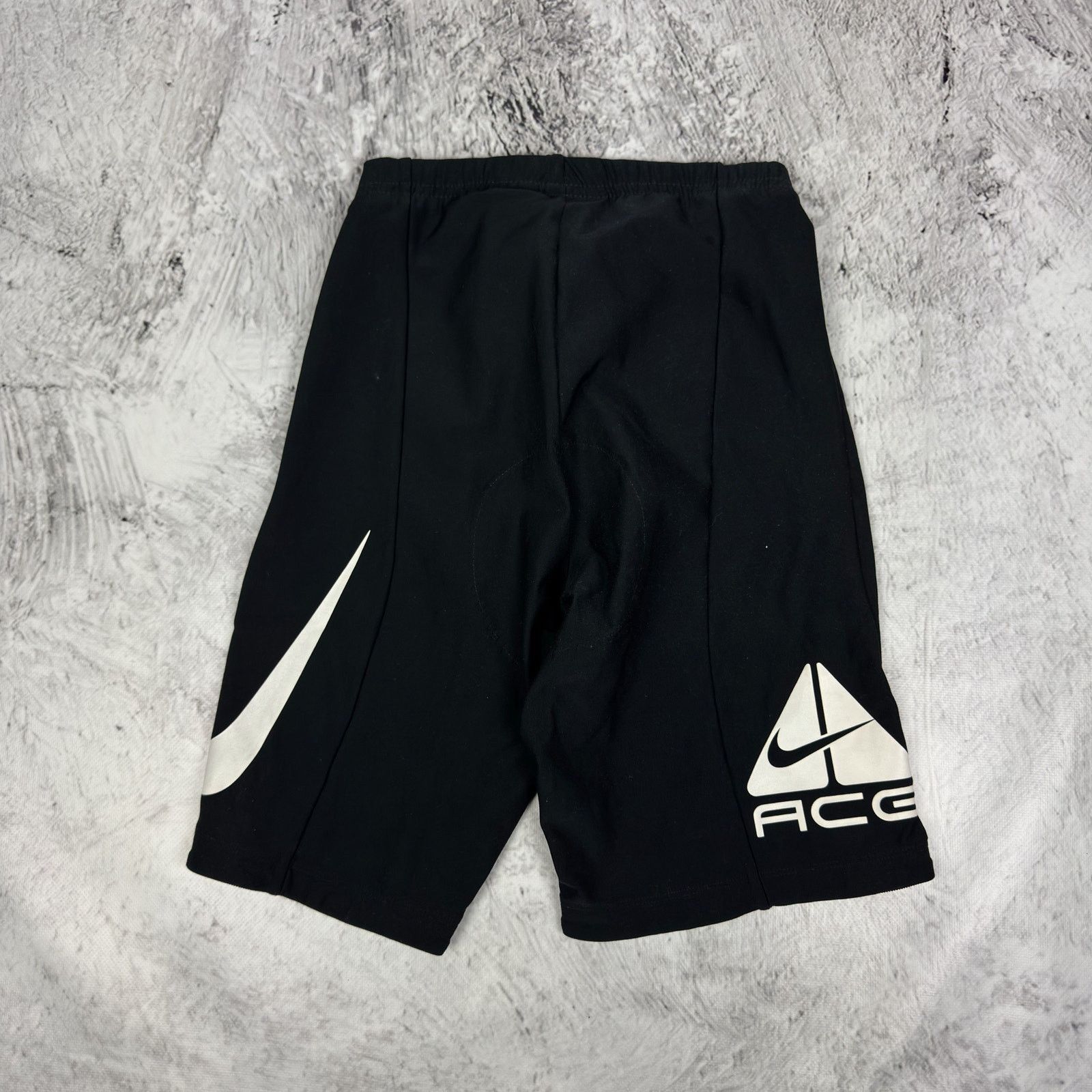 Nike Nike ACG Mens Black White cycling Stretch Shorts S Size US 30 / EU 46 - 3 Thumbnail