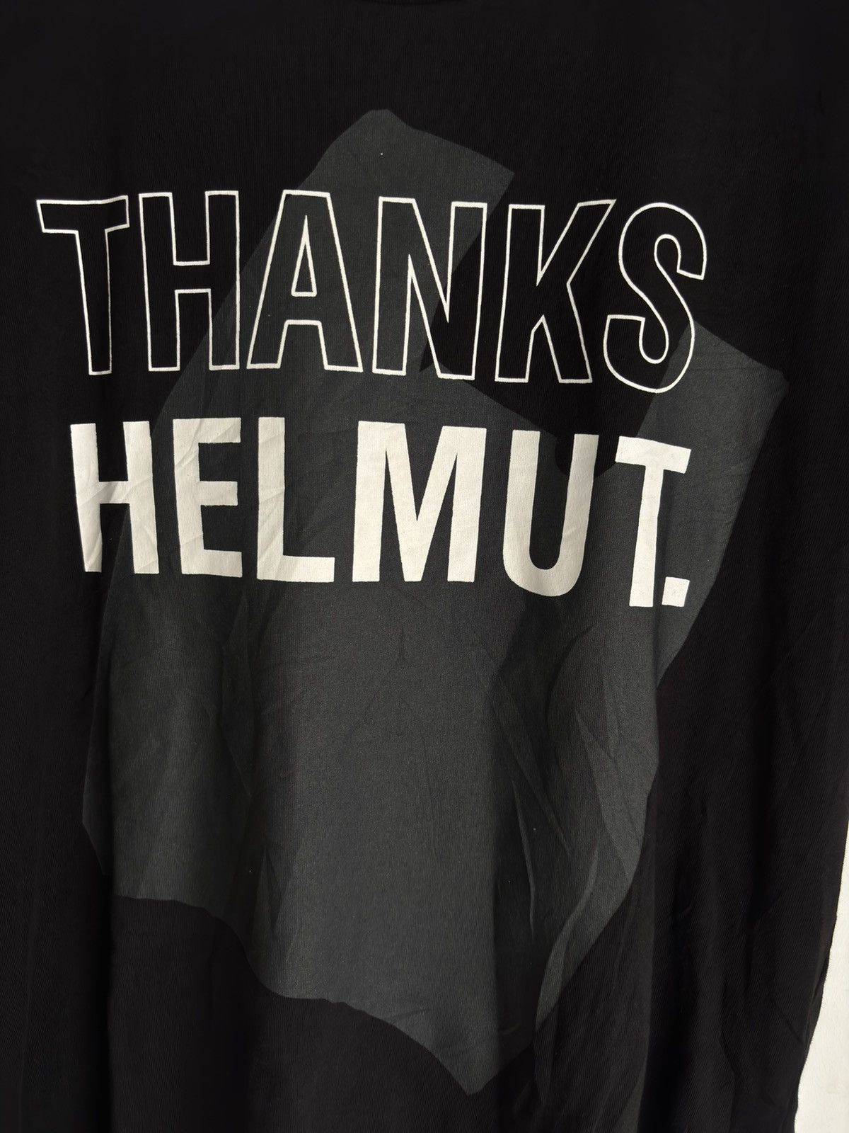 Helmut Lang Helmut Lang Thanks Helmut T-Shirt Size US S / EU 44-46 / 1 - 3 Thumbnail