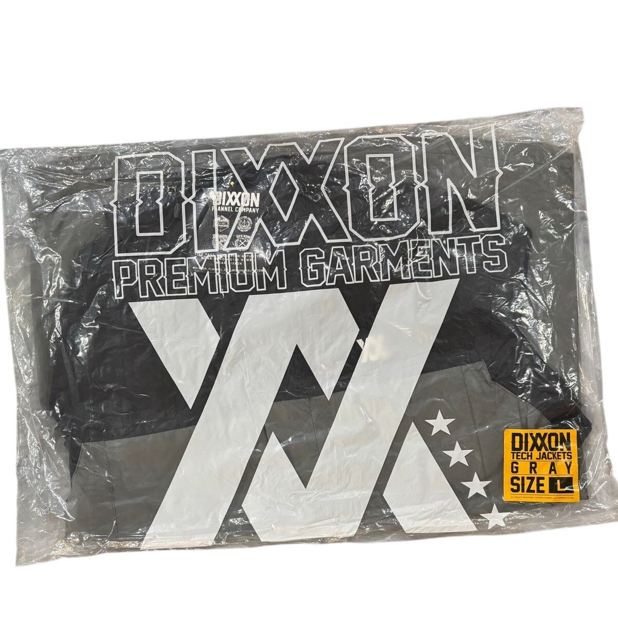 Dixxon Dixxon Flannel Co Tech Jacket Hooded Windbreaker Gray Large Size US L / EU 52-54 / 3 - 8 Thumbnail