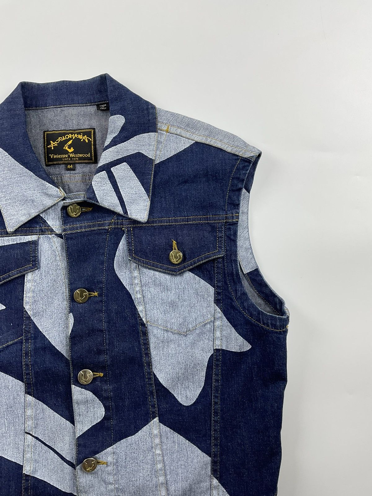 Vivienne Westwood Vivienne Westwood Anglomania F/W'98 Sword Print Vest Size US S / EU 44-46 / 1 - 4 Thumbnail