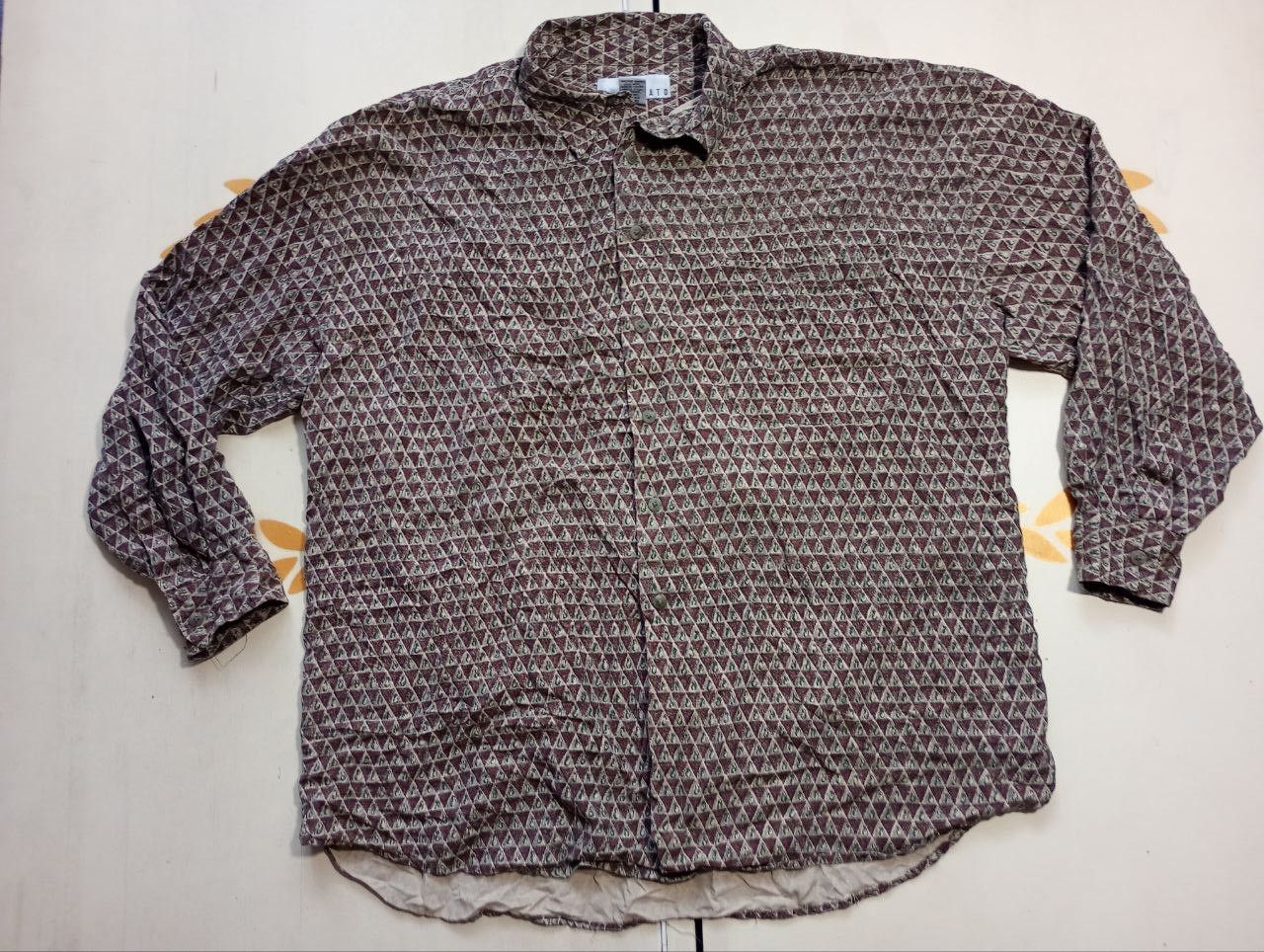 Vintage Rinnoyato 100% Silk Shirt Vintage 90's Size US XL / EU 56 / 4 - 1 Thumbnail