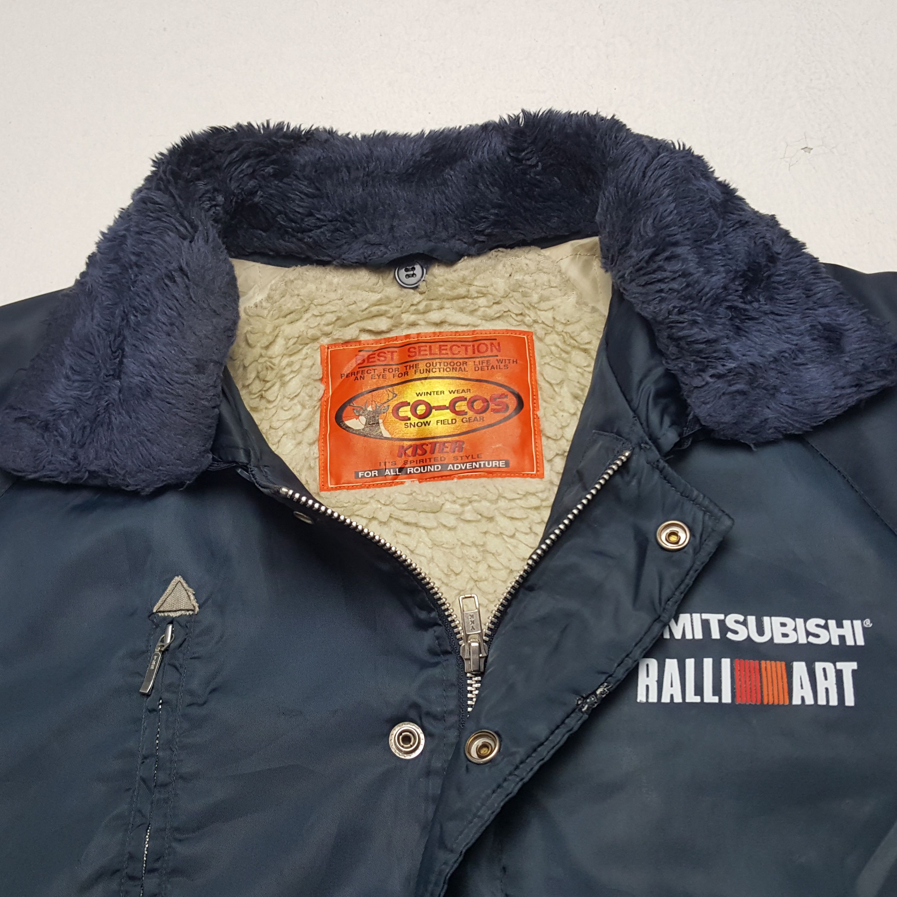 Japanese Brand × Vintage Vintage Mitsubishi Ralli Art Racing Worker Winter Jacket Size US L / EU 52-54 / 3 - 5 Thumbnail
