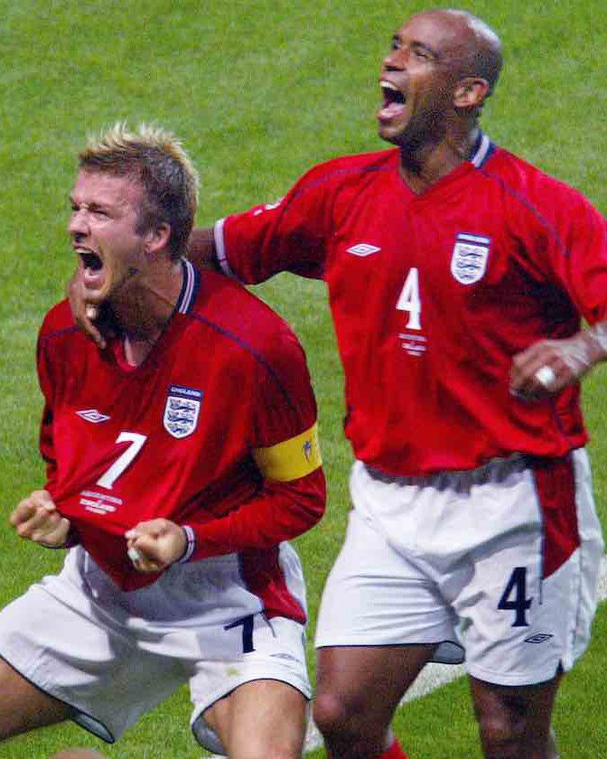 Umbro England Away Kit 2002 2003 2004 Size US M / EU 48-50 / 2 - 3 Thumbnail