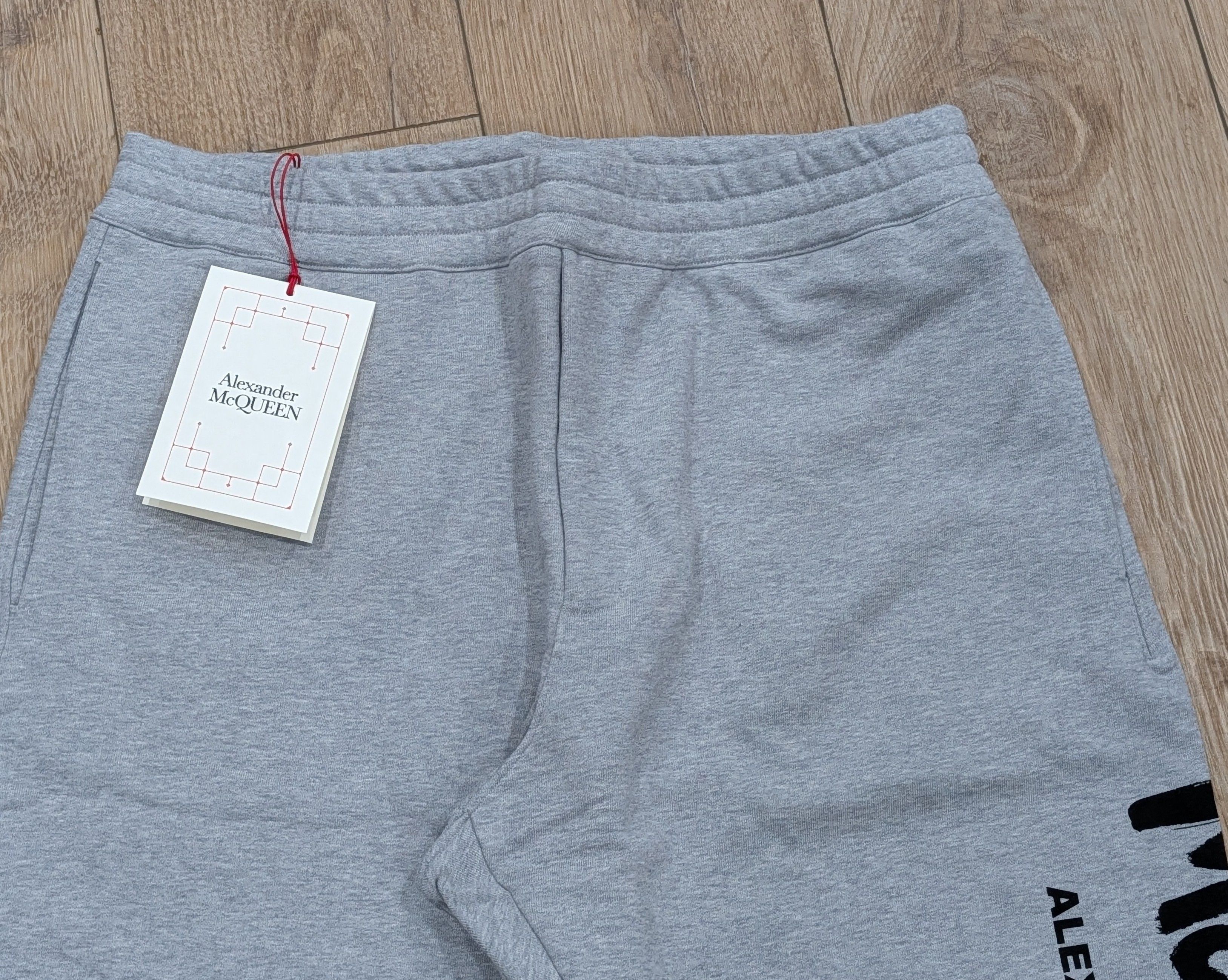 Alexander McQueen Alexander McQueen Graffiti Logo Jogger Pants Gray/Black XL Size US 38 / EU 54 - 2 Thumbnail