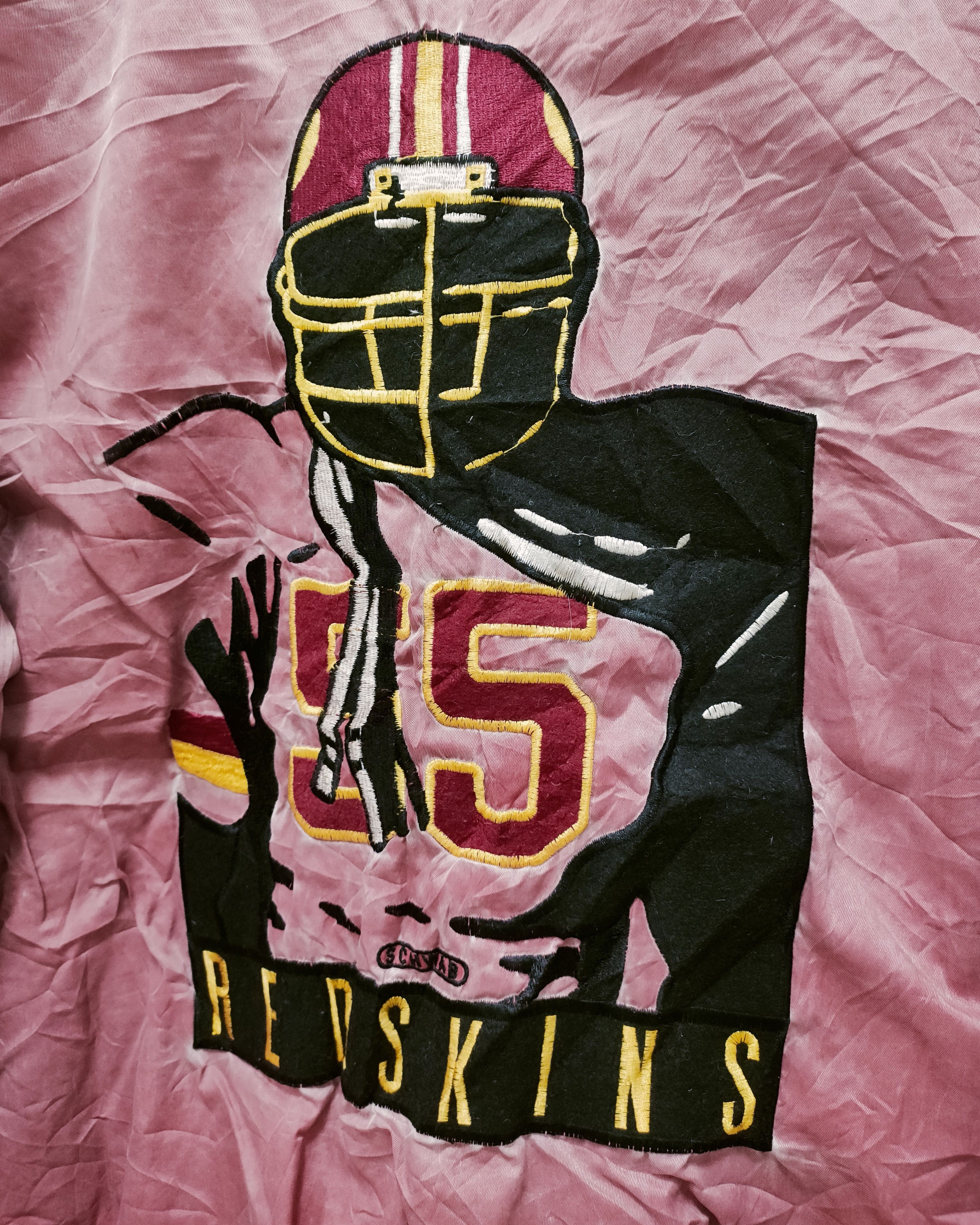 NFL 🔥Vtg NFL Redskin Varsity Jacket Thrashed🔥 Size US M / EU 48-50 / 2 - 6 Thumbnail