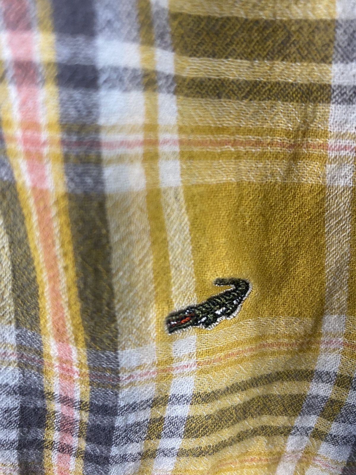 Japanese Brand Crocodile Flannel Shirt Size L / US 10 / IT 46 - 4 Thumbnail