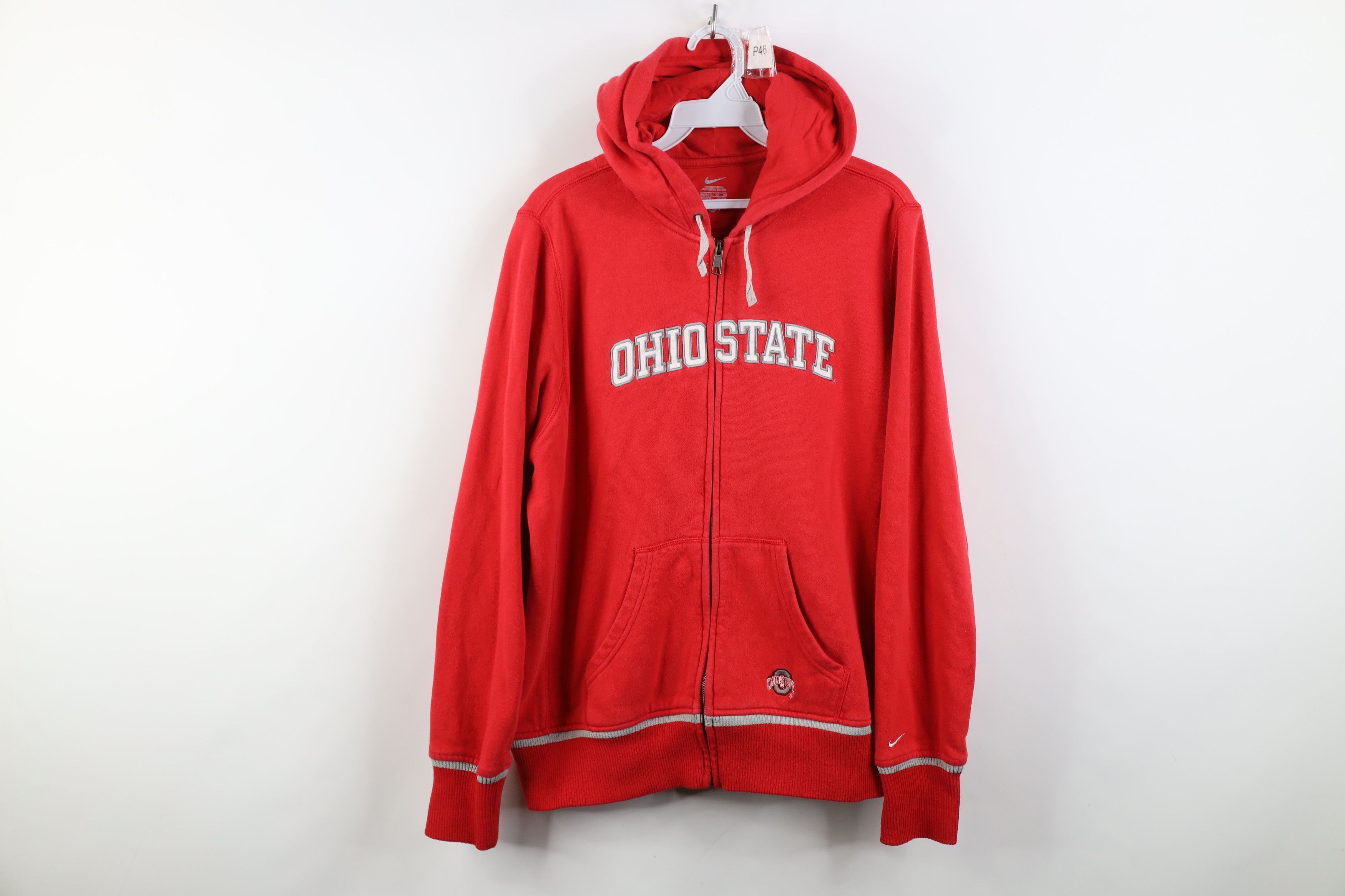 Nike Vintage Y2K Nike Swoosh Ohio State University Zip Hoodie Size XL / US 12-14 / IT 48-50 - 1 Thumbnail