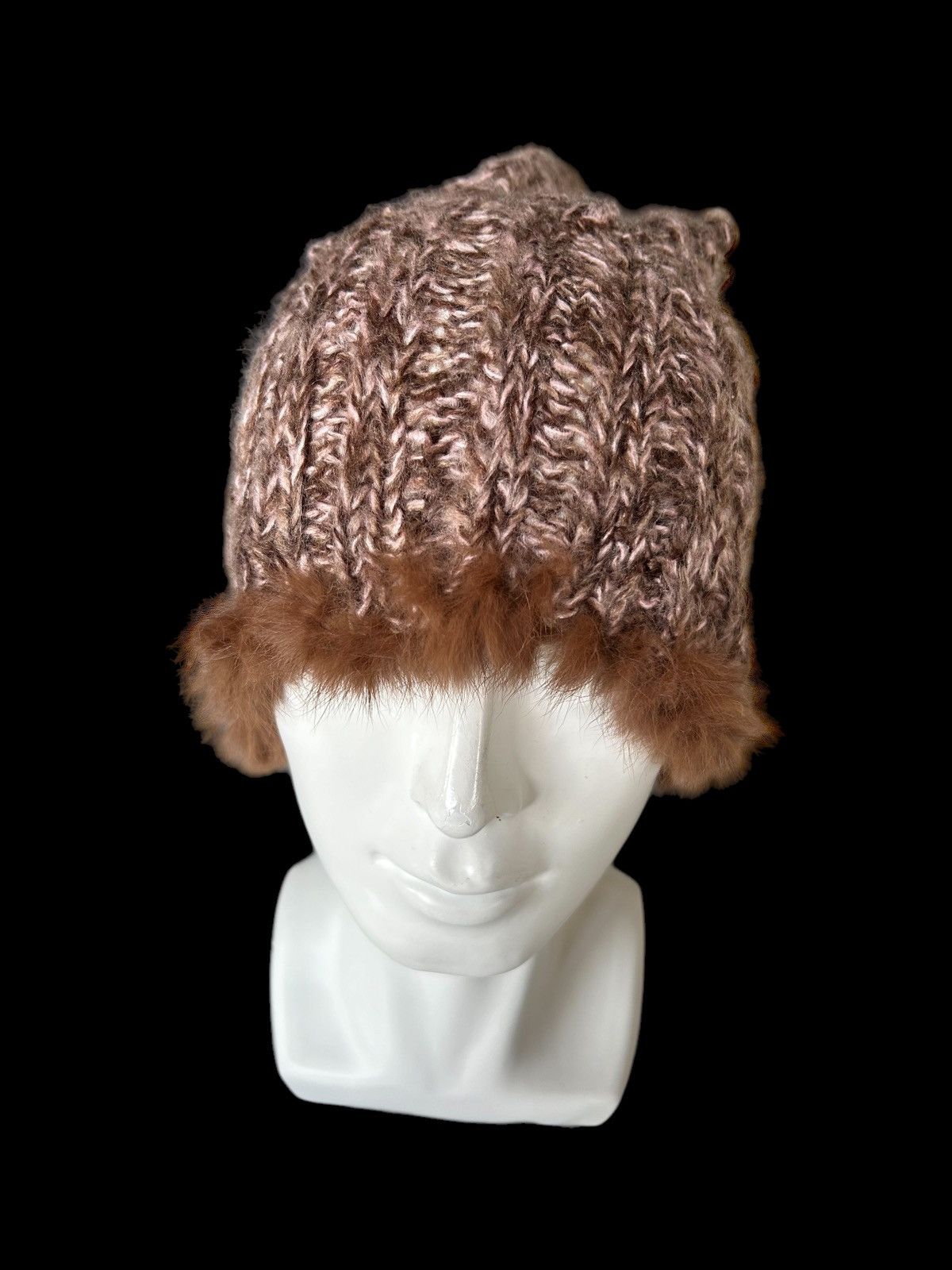 Japanese Brand × Kapital × Vintage FIORUCCI Knitted Fur Mohair Beanie Hats Size ONE SIZE - 2 Thumbnail