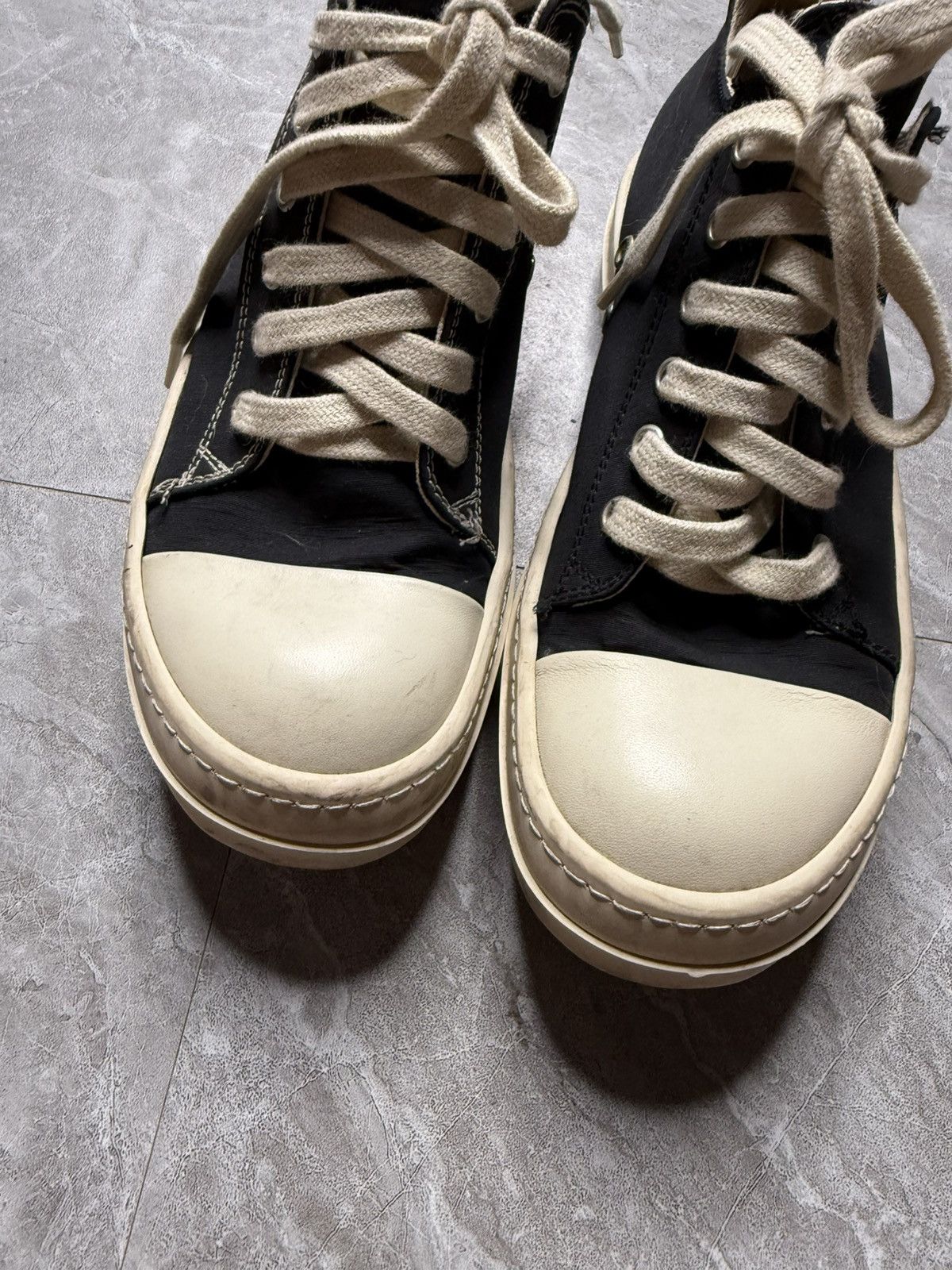 Rick Owens Drkshdw Rick Owens Drkshdw Ramones Low sz 36 Size US 6 / IT 36 - 2 Thumbnail