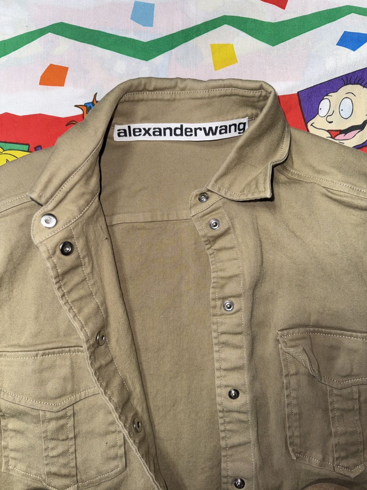 Alexander Wang Alexander Wang Military Work Shirt Button Down Size XS Size US XS / EU 42 / 0 - 3 Thumbnail