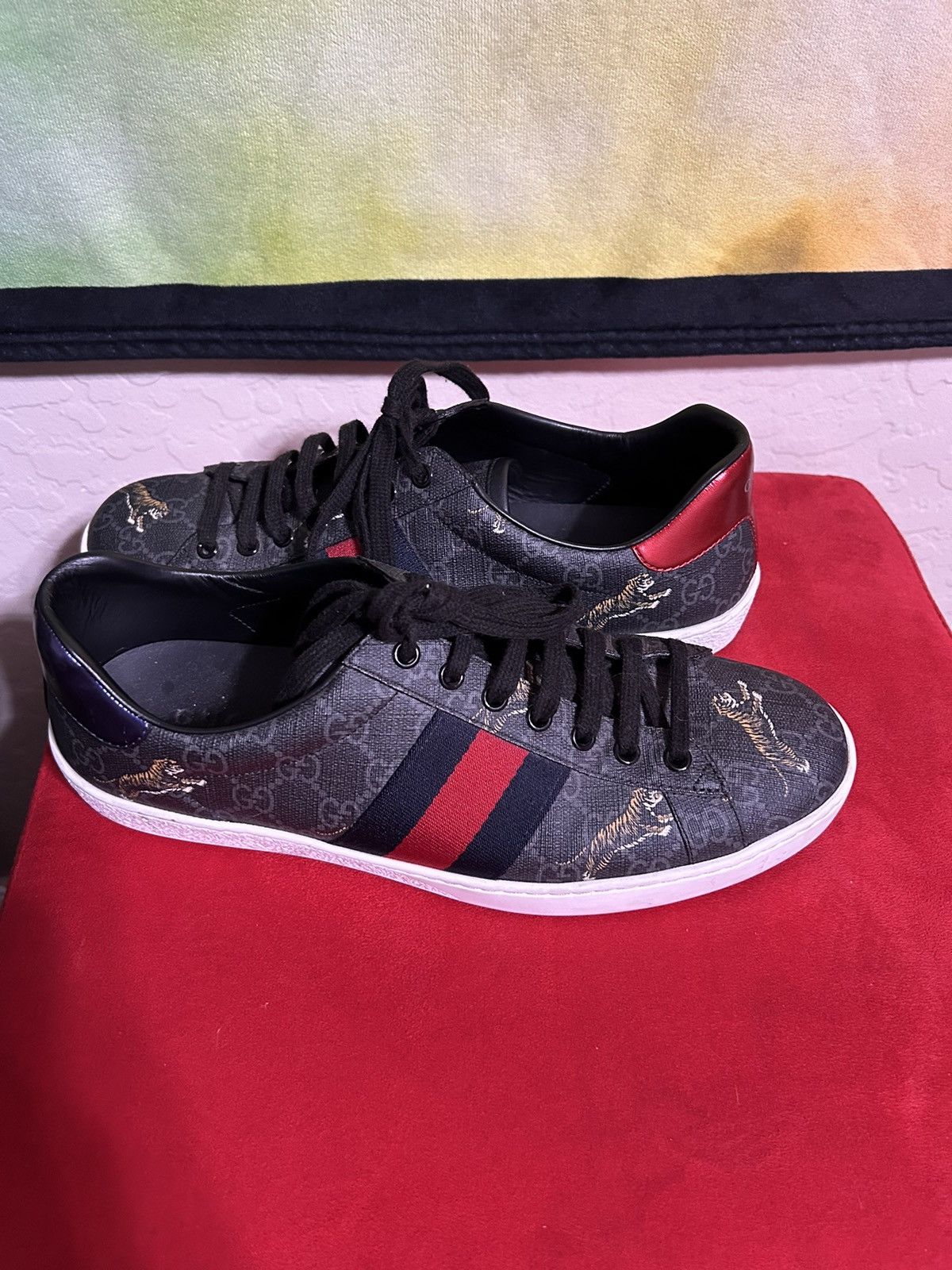 Gucci Gucci Ace GG supreme tigers Size US 8 / EU 41 - 2 Thumbnail