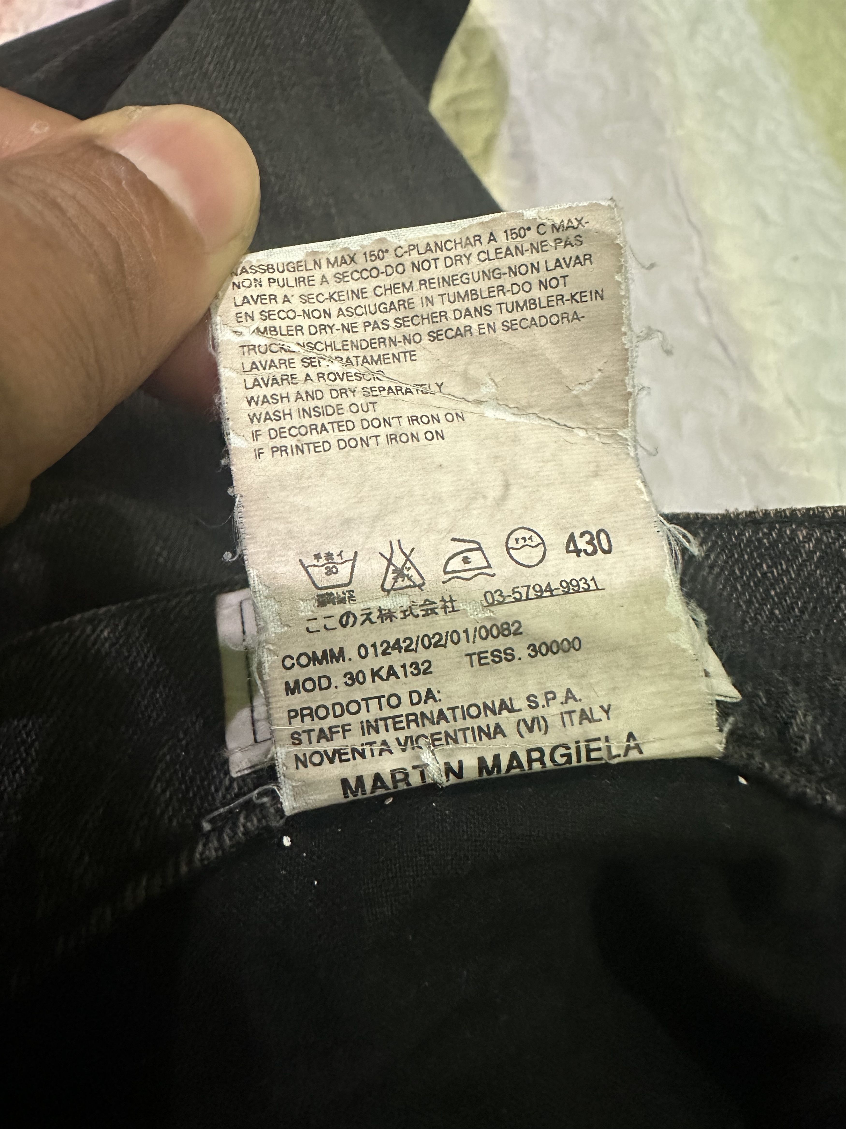 Maison Margiela Maison Martin Margiela MM10 Black Brown Jeans Size US 33 - 24 Thumbnail
