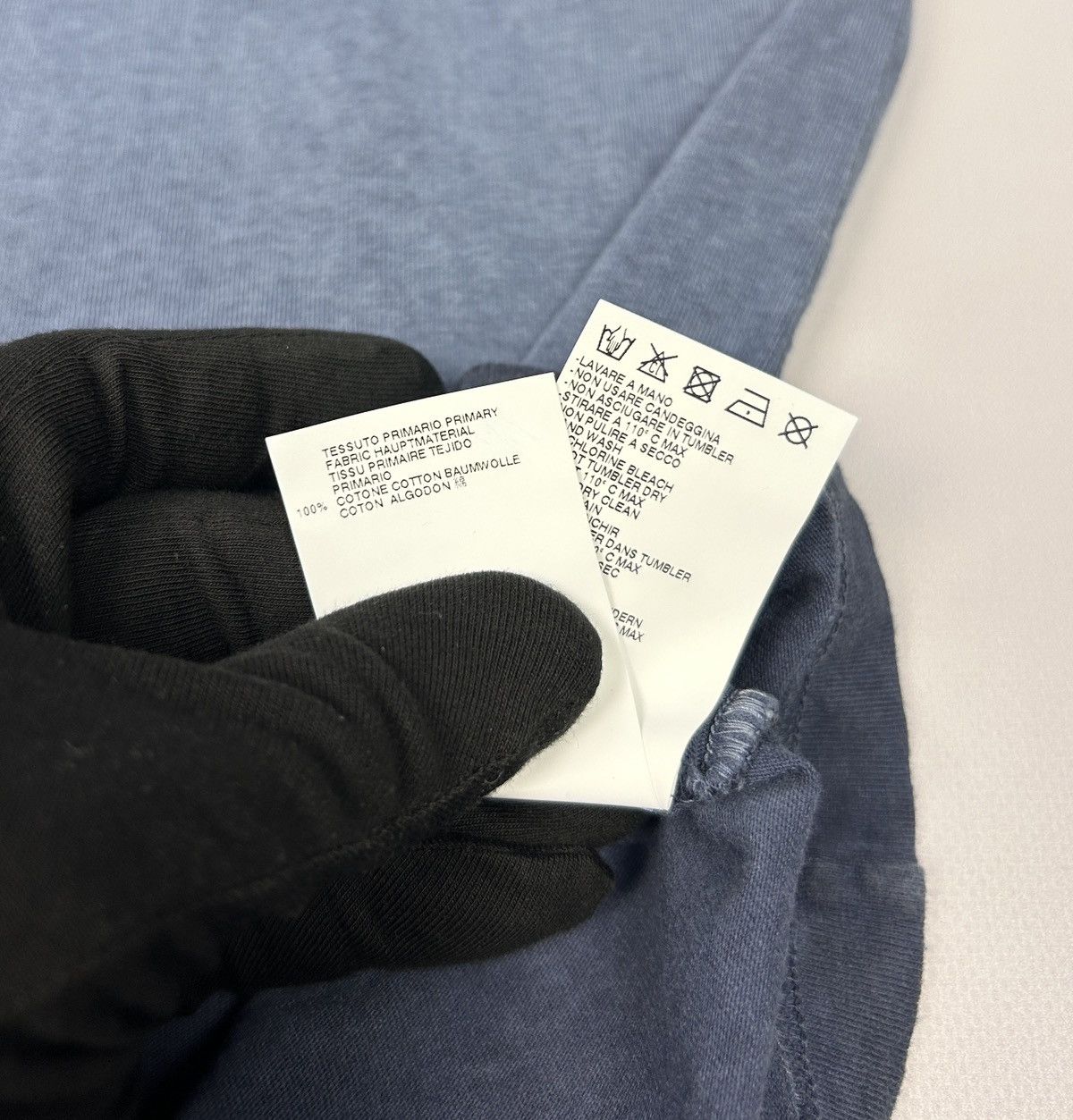 Maison Margiela Maison Martin Margiela AIDS Awareness Garment Dyed T-Shirt Size US M / EU 48-50 / 2 - 8 Thumbnail