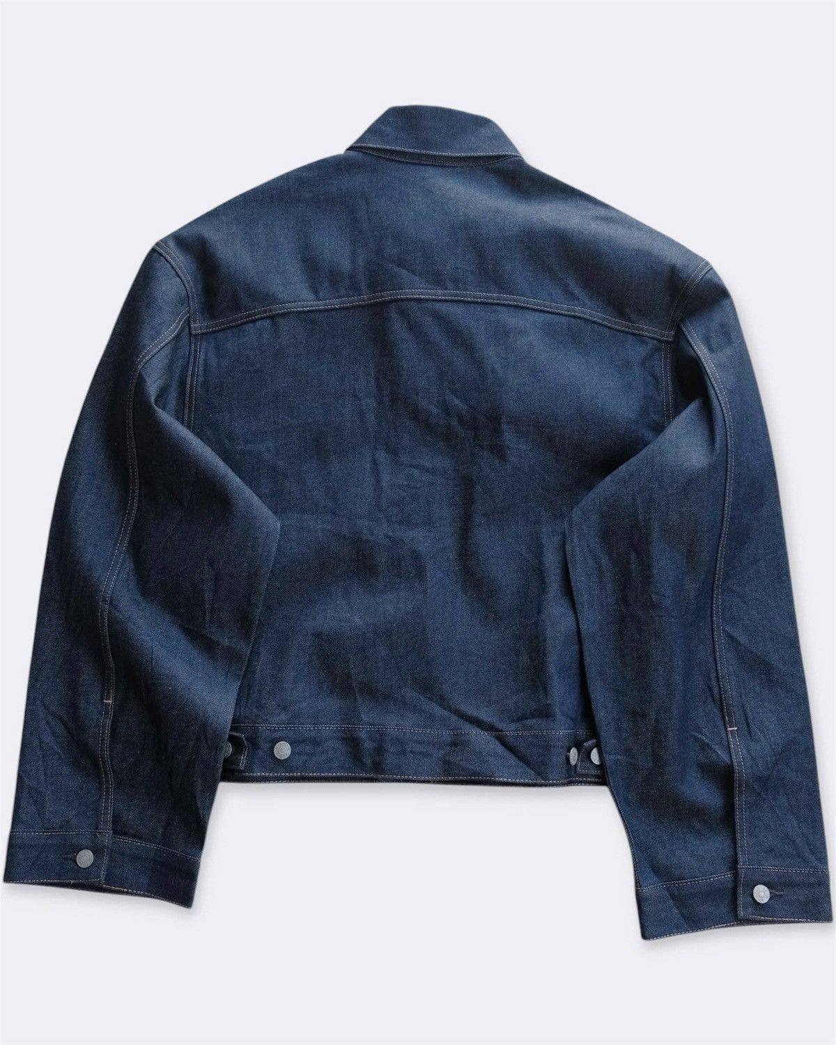 Acne Studios Acne Studios Boxy Denim Jacket-Indigo Blue Size US L / EU 52-54 / 3 - 2 Thumbnail