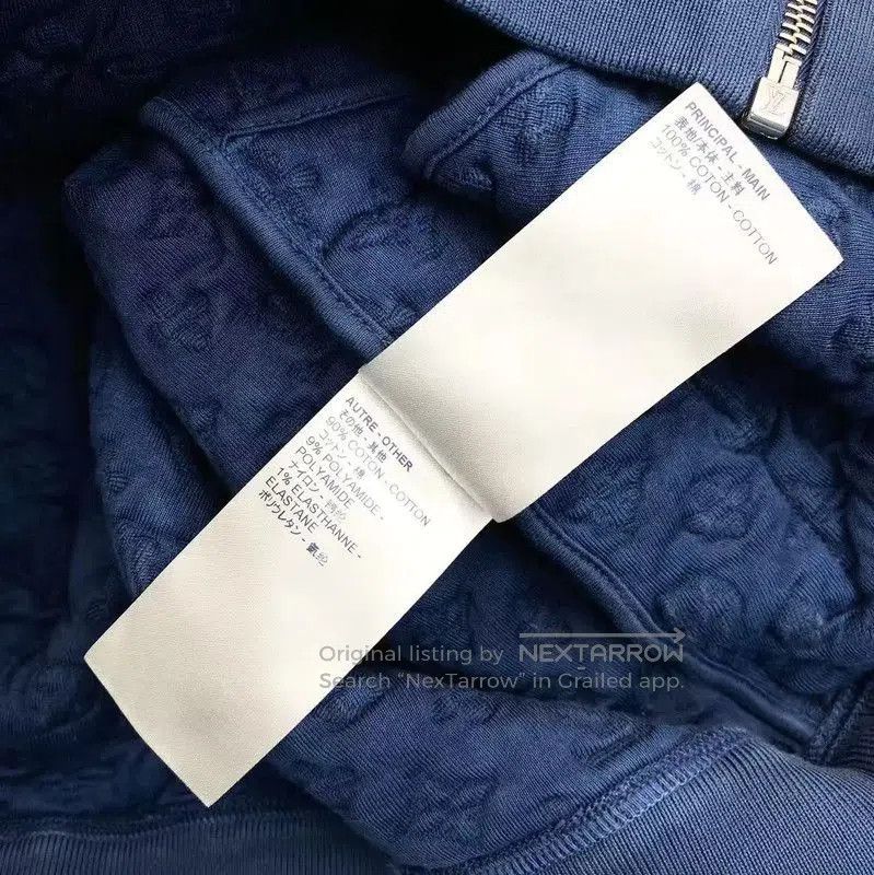 Louis Vuitton Louis Vuitton Blue Cotton Jacket for Women . Size XS / US 0-2 / IT 36-38 - 6 Thumbnail