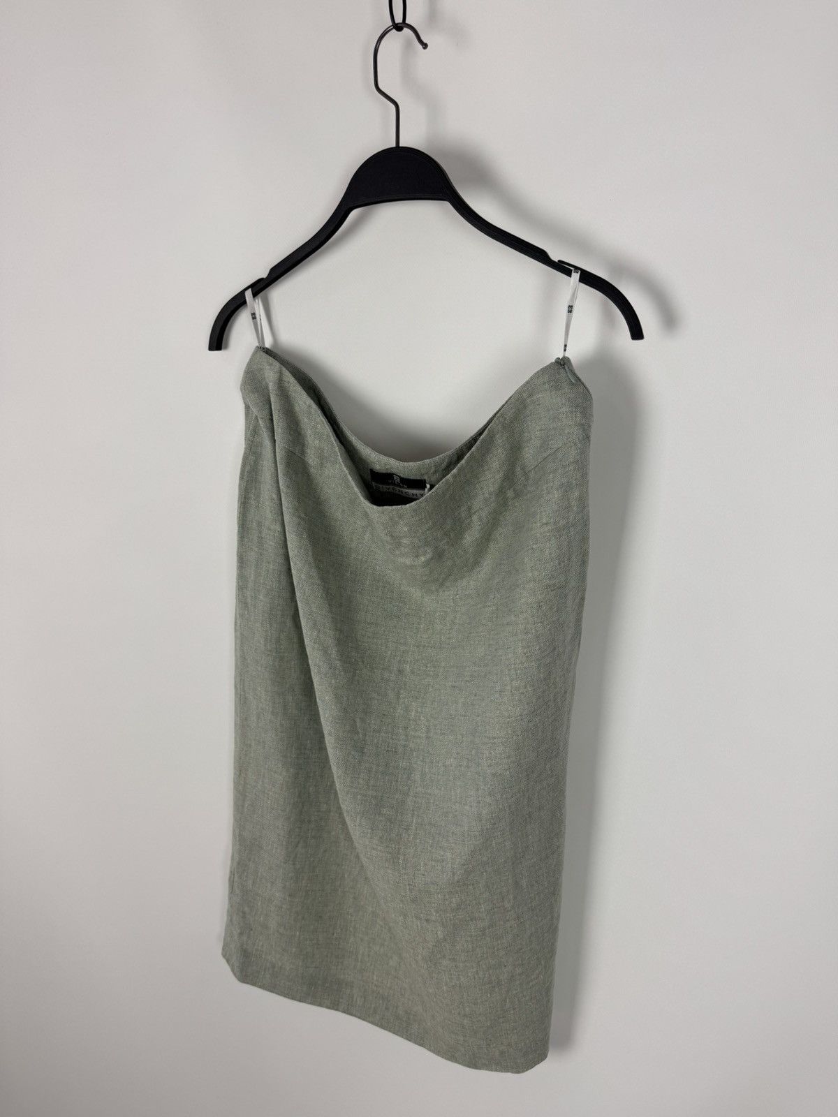 Givenchy Y2K Vintage Givenchy Vision Linen Midi Skirt Size 32" / US 10 / IT 46 - 1 Thumbnail
