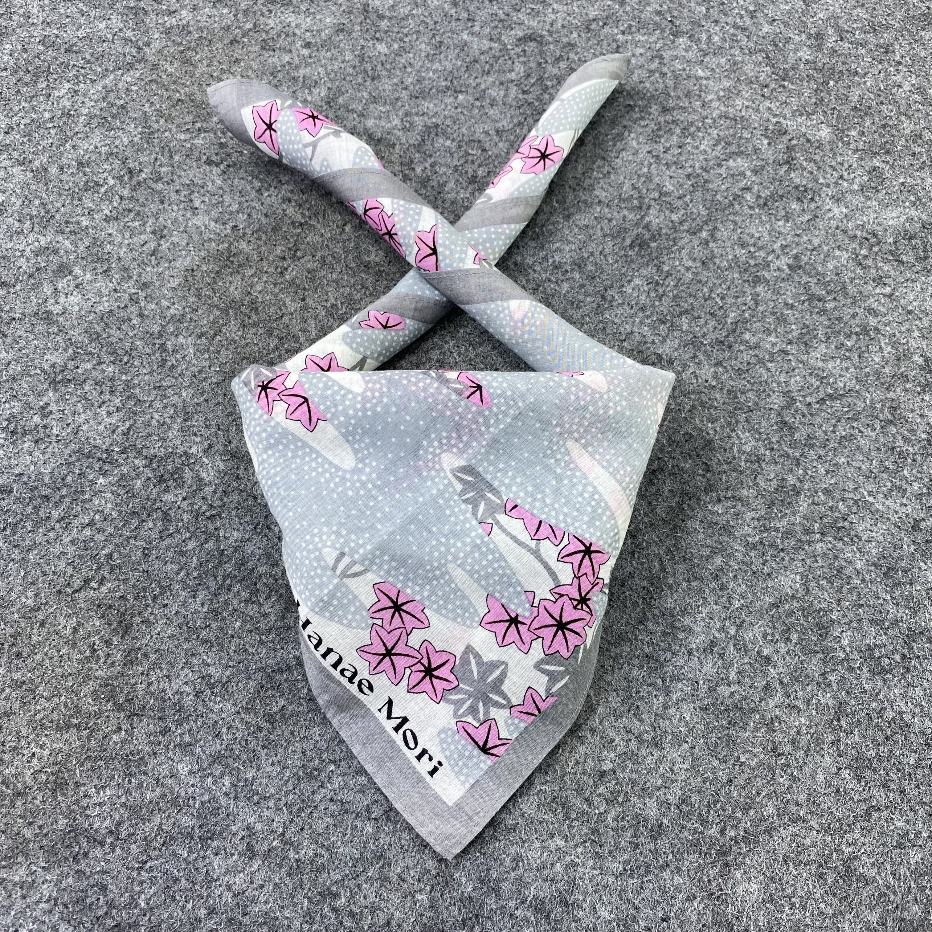 Hanae Mori Hanae Mori Handkerchief Neckerchief Bandana H1175 Size ONE SIZE - 2 Thumbnail