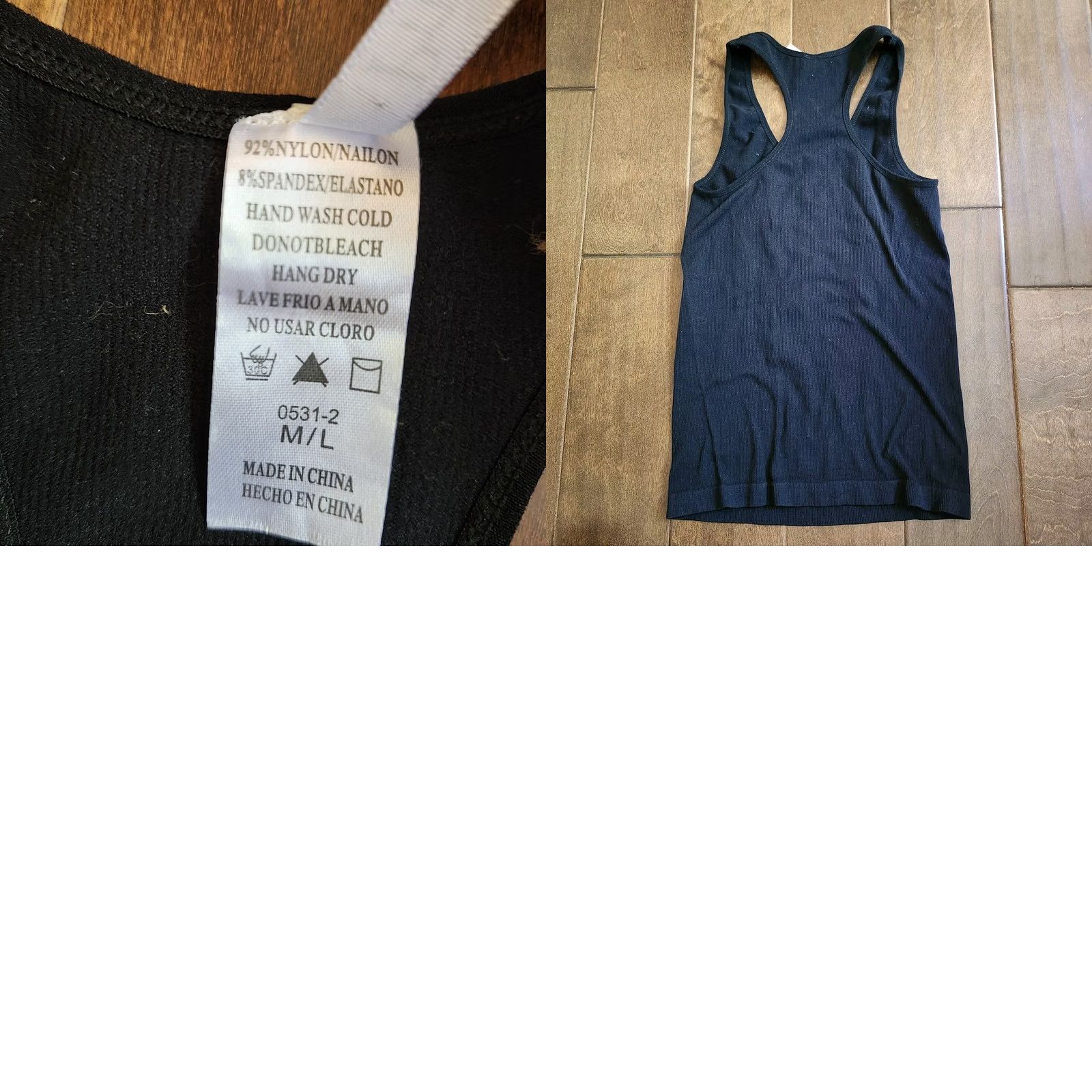 Vintage Prime Cut Juniors Black Tank Top - M/L Size M / US 6-8 / IT 42-44 - 9 Thumbnail