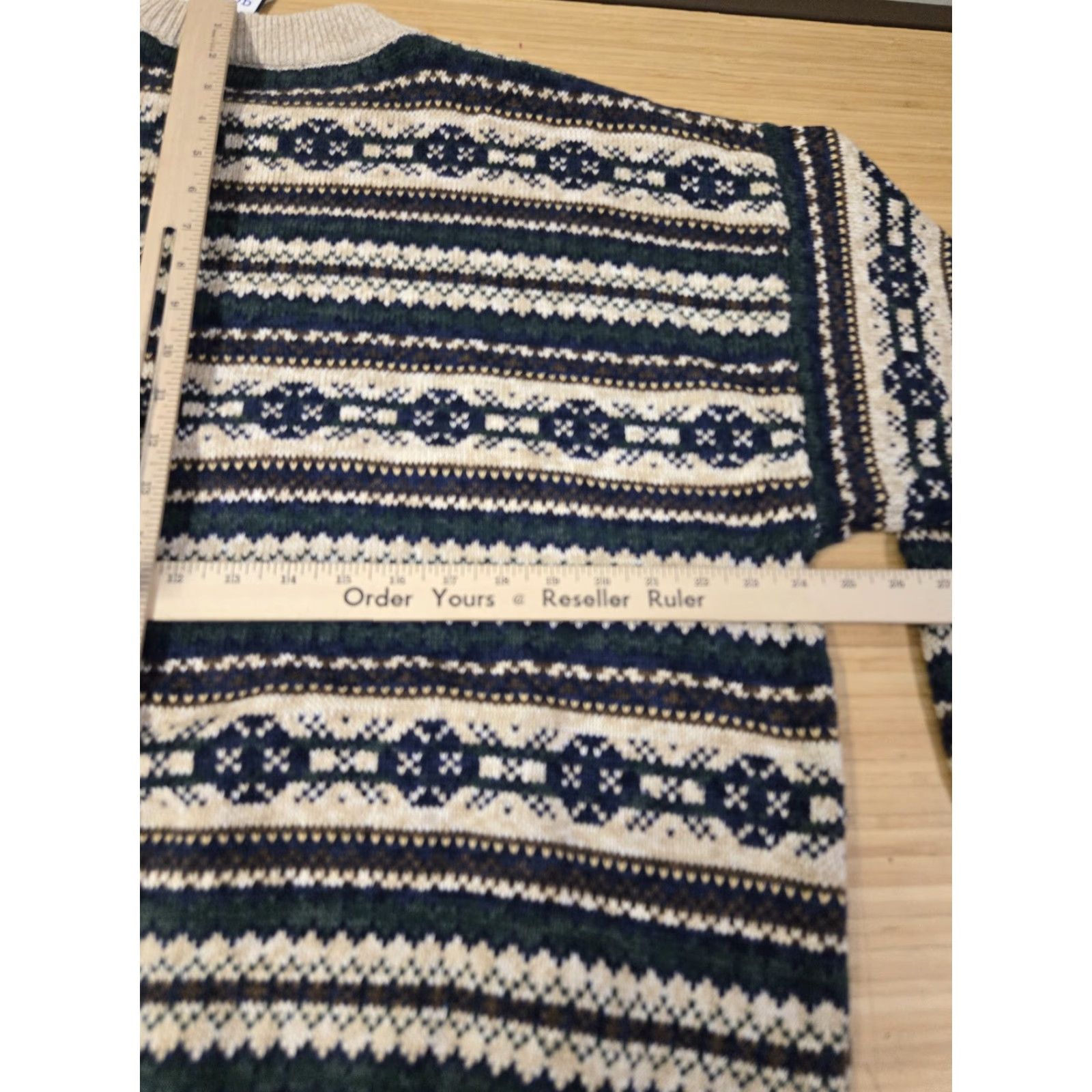 Izod IZOD Sweater Mens XL Fair Isle Stripe Crewneck Pullover Casual Size US XL / EU 56 / 4 - 6 Thumbnail