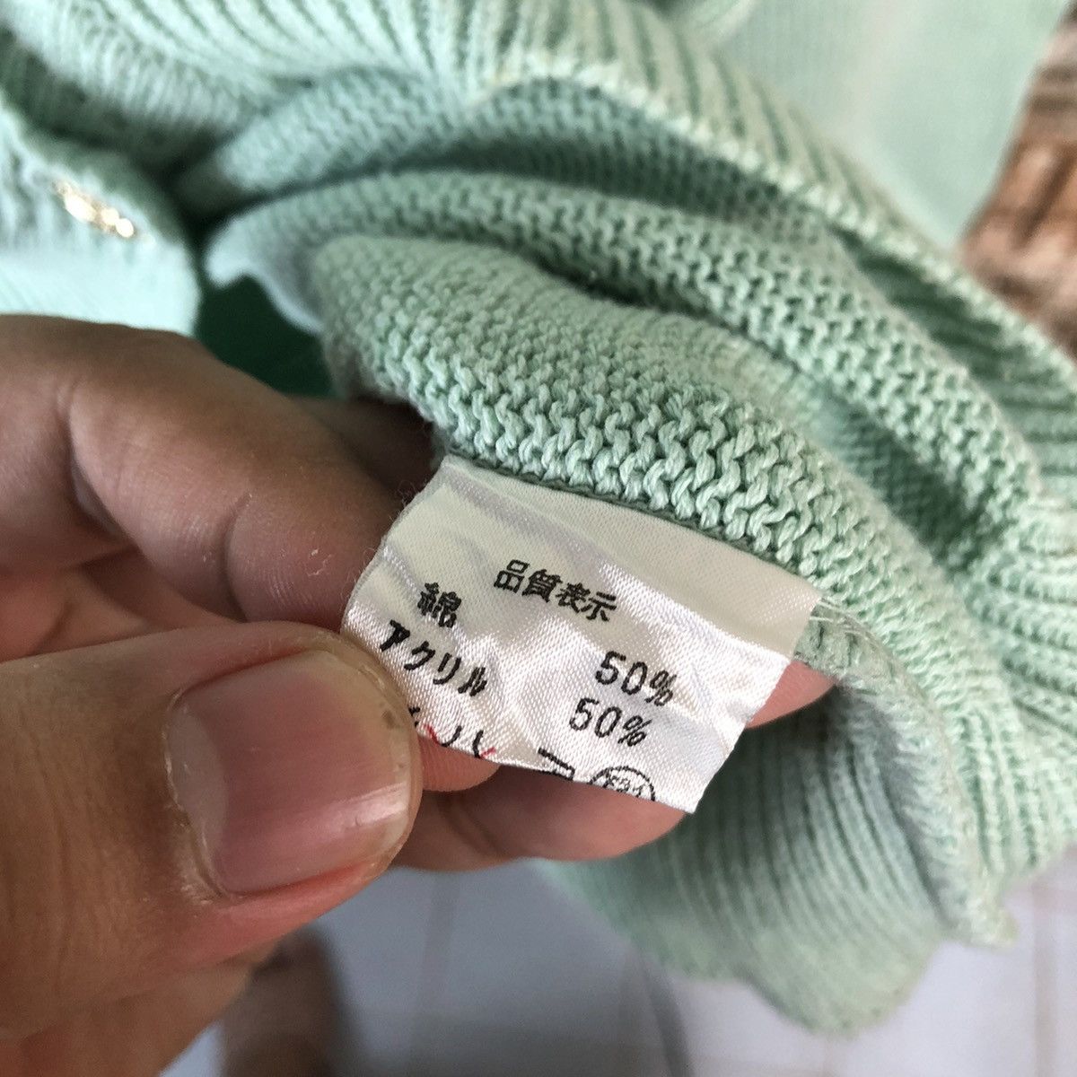 Japanese Brand Japanese Brand Green Cardigan Knitwear #A1360 Size XL / US 12-14 / IT 48-50 - 10 Thumbnail