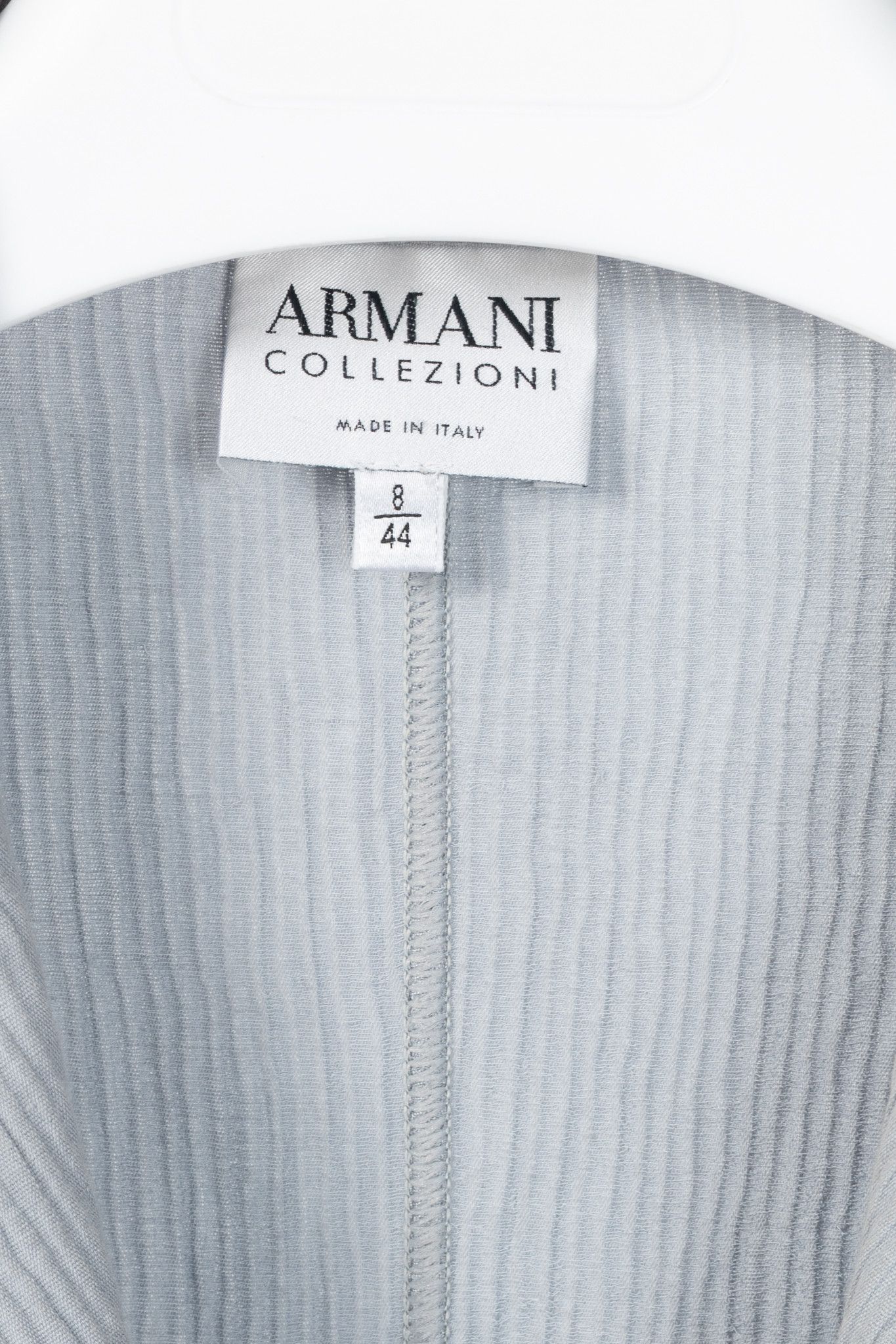 Armani Collezioni Armani Collezioni Cotton & Linen-Blend Textured Blazer Size M / US 6-8 / IT 42-44 - 4 Thumbnail
