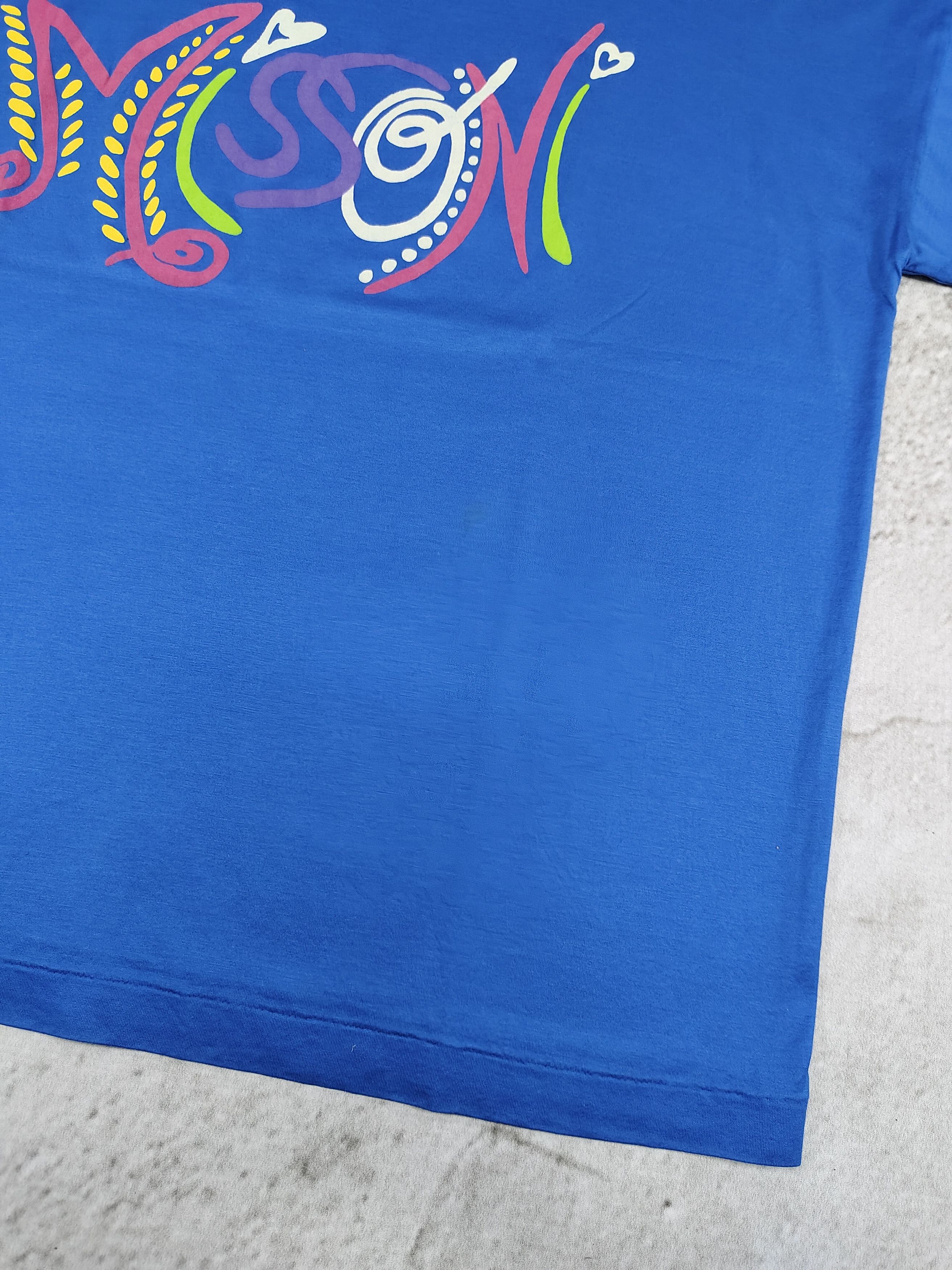 Missoni 90s Missoni- Psychedelic Art Print Summer Piece Top Size M / US 6-8 / IT 42-44 - 8 Thumbnail