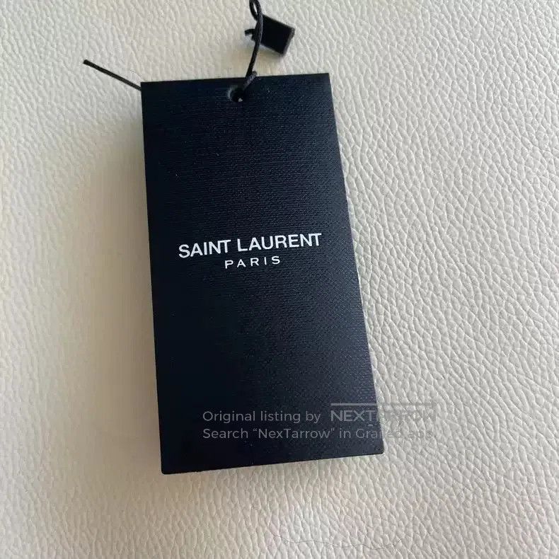 Saint Laurent Paris Saint Laurent Paris Round neck black and white patchwork sw Size US L / EU 52-54 / 3 - 5 Thumbnail