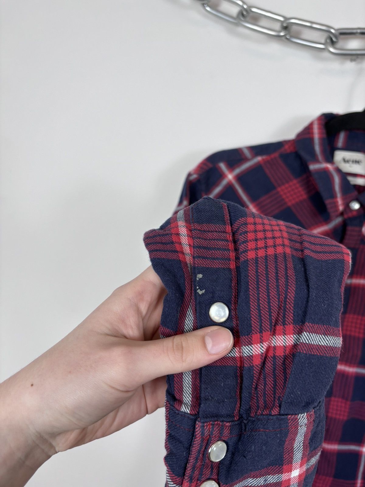 Acne Studios Acne Studios Western AW10 Men’s Pop Classics Flannel Shirt Size US M / EU 48-50 / 2 - 12 Thumbnail