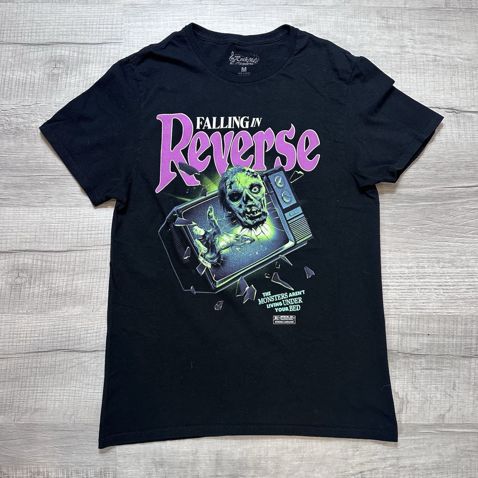 Band Tees FALLING IN REVERSE Band T-Shirt Zombified Graphic Print Med Size US M / EU 48-50 / 2 - 1 Thumbnail