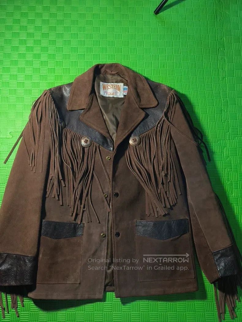 Schott Schott NYC western style tassel leather jacket Size US S / EU 44-46 / 1 - 1 Thumbnail