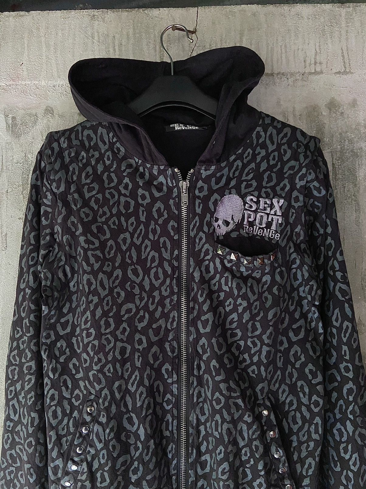 Sex Pot ReVeNGe SEX POT REVENGE PUNK ZIP HOODIE & CAN BE VEST JACKET Size US S / EU 44-46 / 1 - 4 Thumbnail