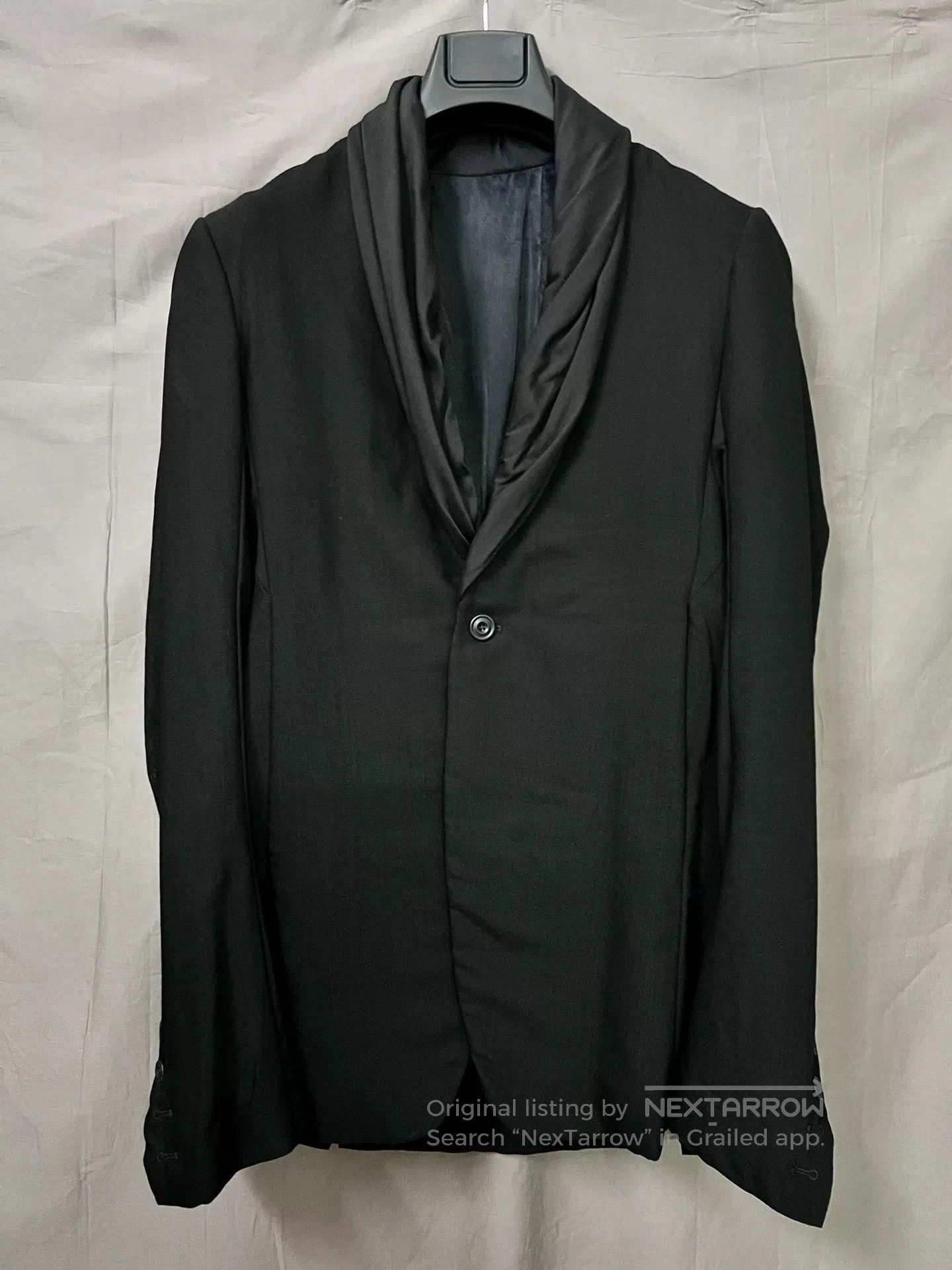 Rick Owens Rick Owens Elegant Black Blazer Jacket. Size US M / EU 48-50 / 2 - 1 Thumbnail
